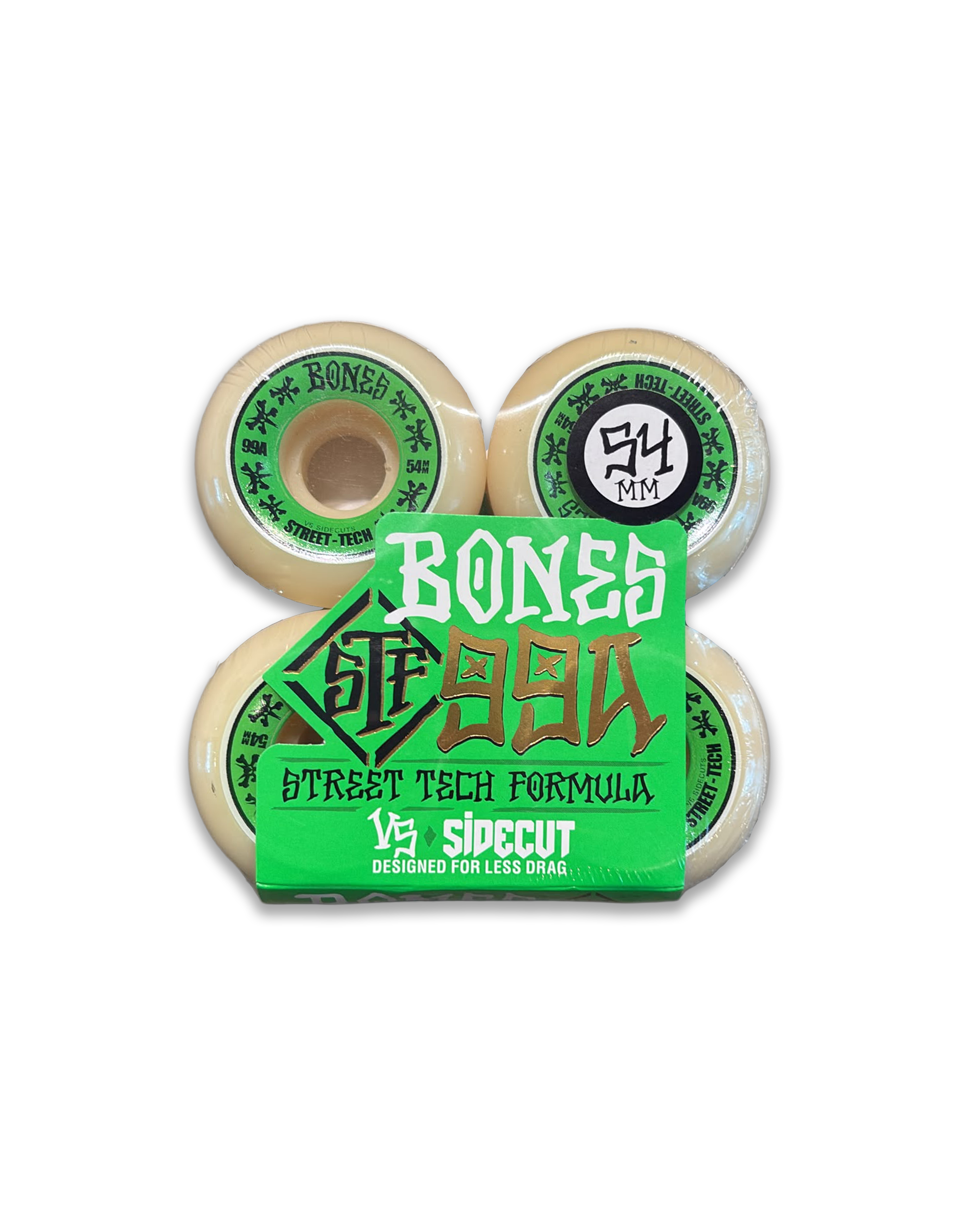 Bones Wheels X Formula 99A V5 Side Cut 54mm