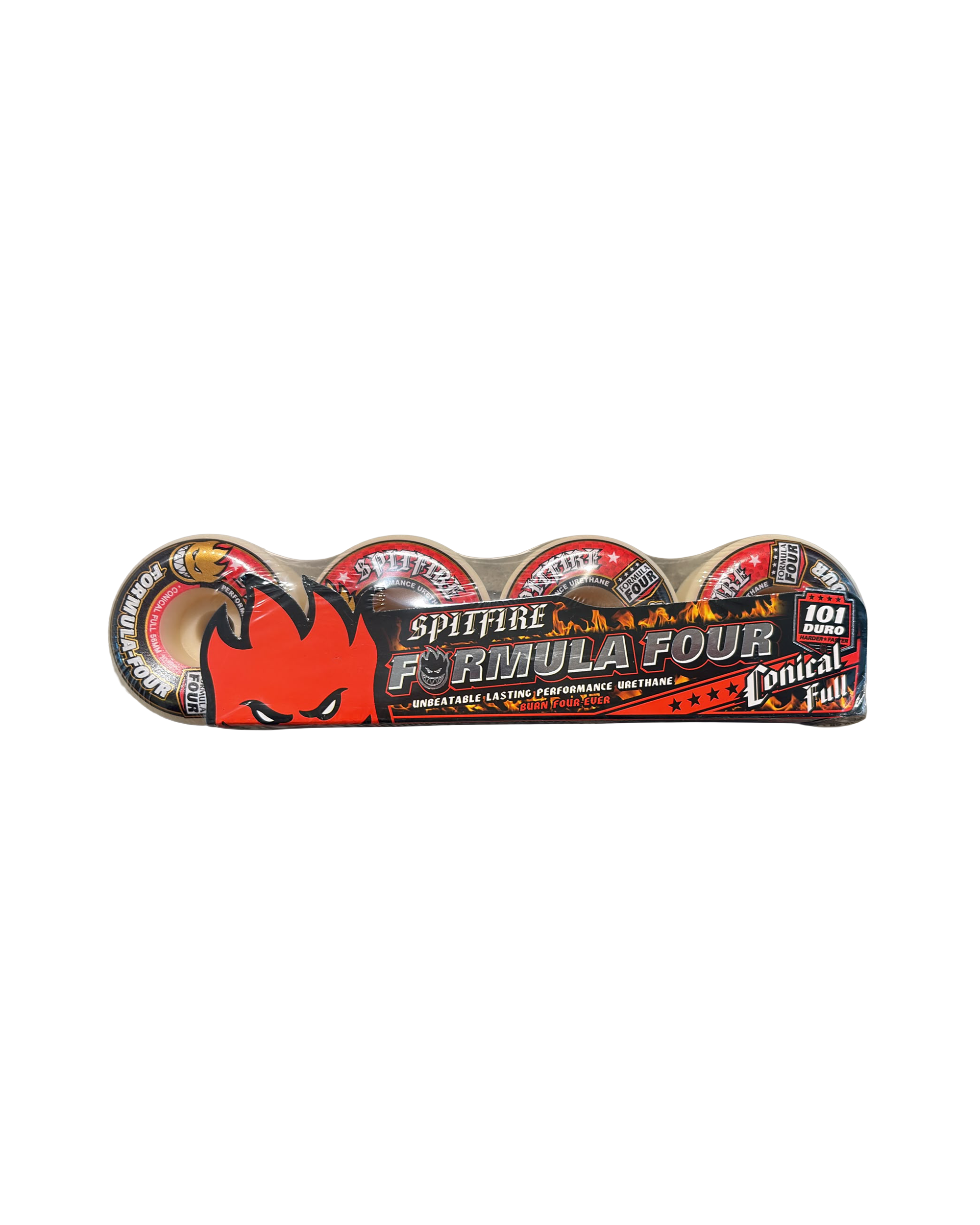 Spitfire Wheels F4 101 Conical Full 56mm Natural