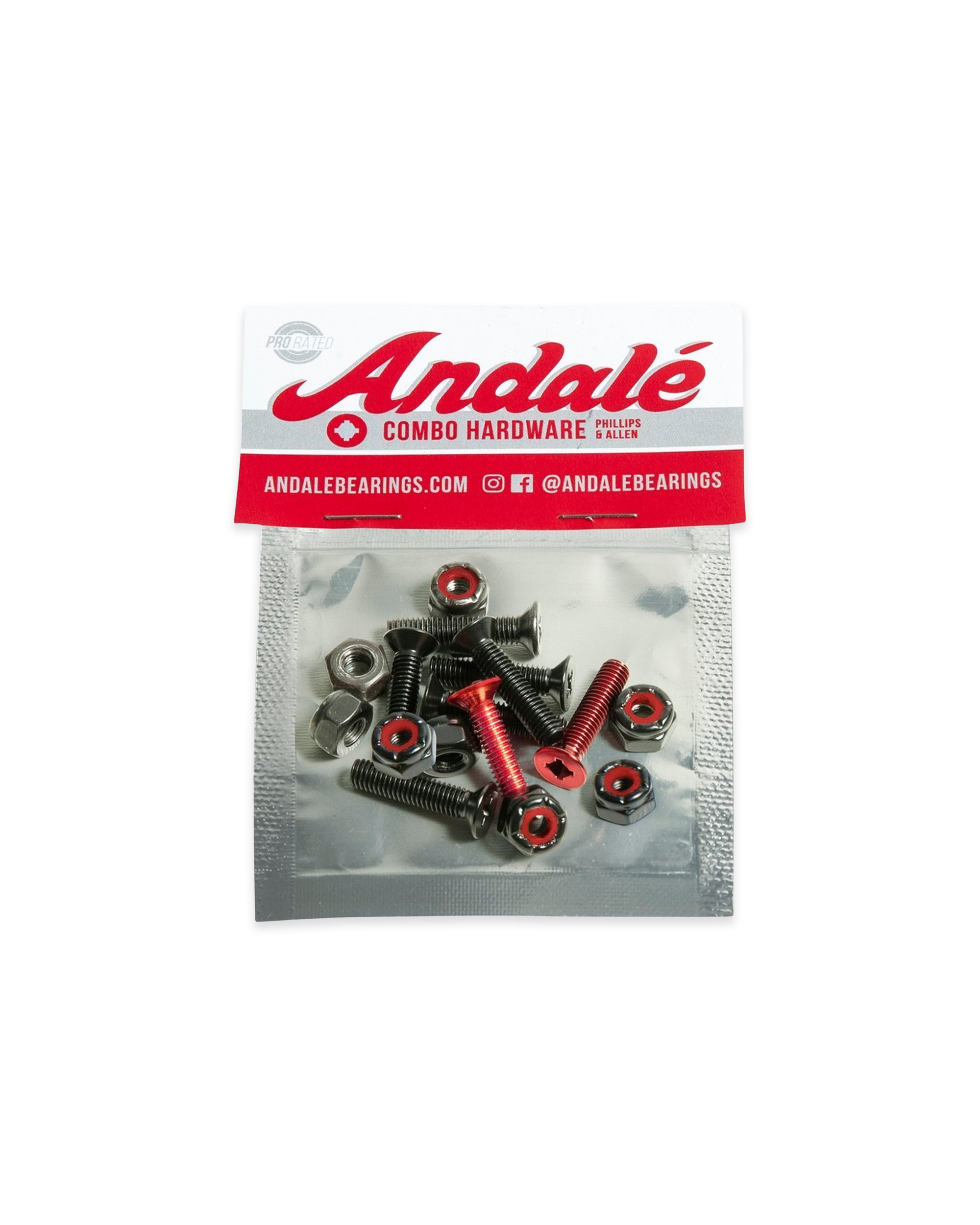 ANDALE COMBO HARDWARE 7/8" RED UNIT