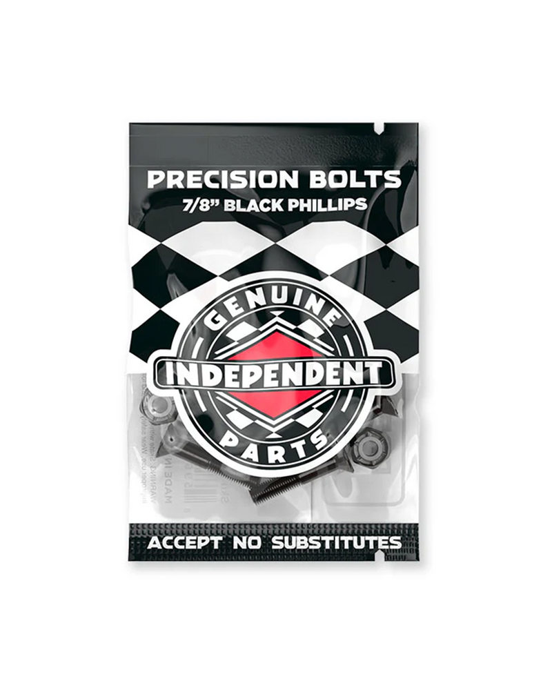 Independent Independent Precision Bolts 7/8 Inch Black Philips