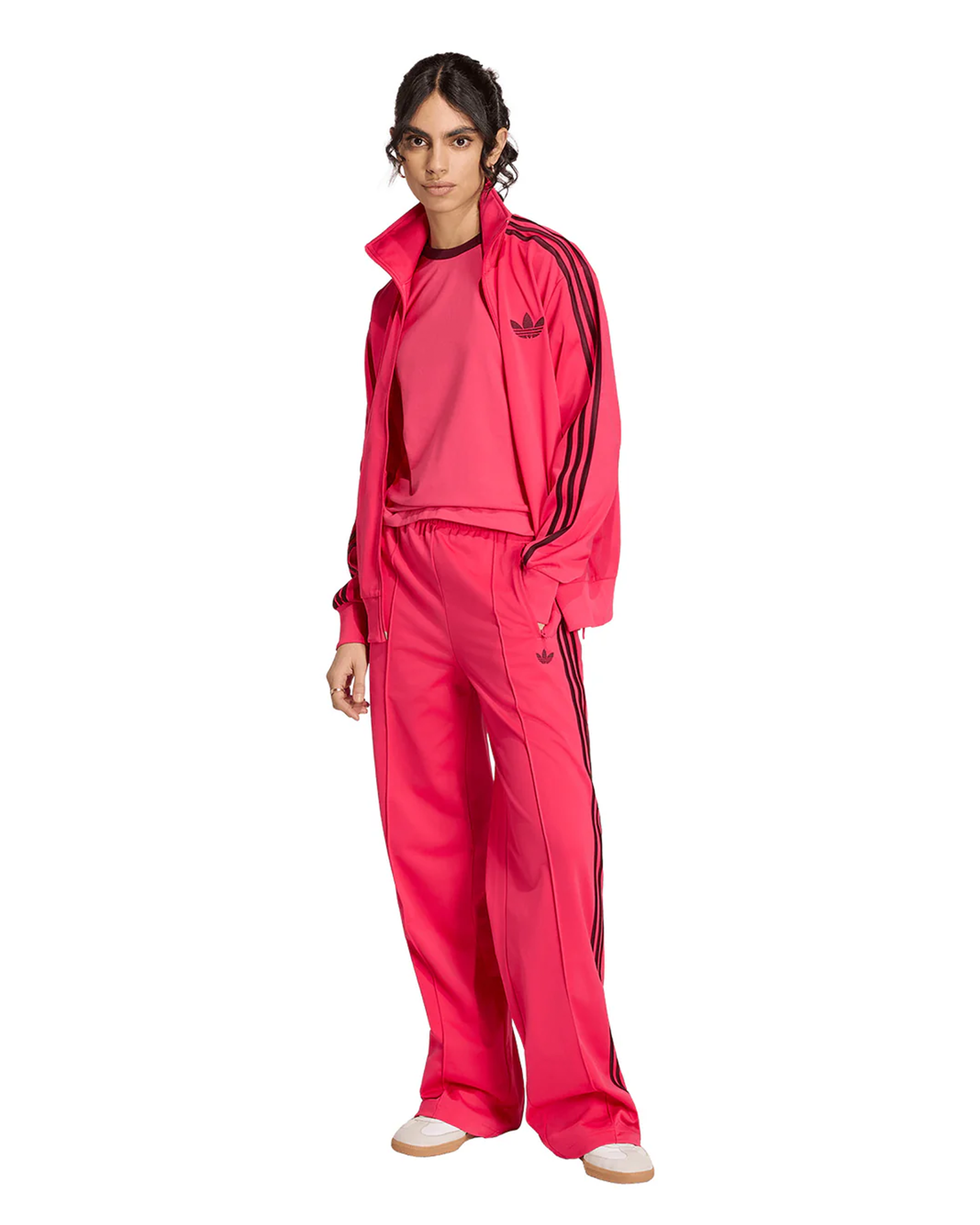 Adidas Firebird Loose Track pants Pink Maroon