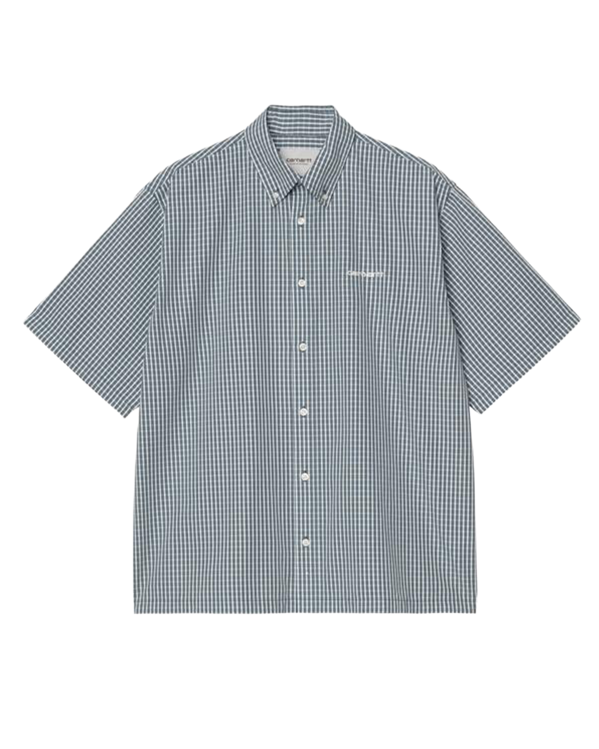 Carhartt WIP Shortsleeve Groff Shirt Groff Check/Blue River