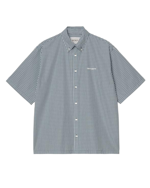 Carhartt WIP Carhartt WIP Shortsleeve Groff Shirt Groff Check/Blue River