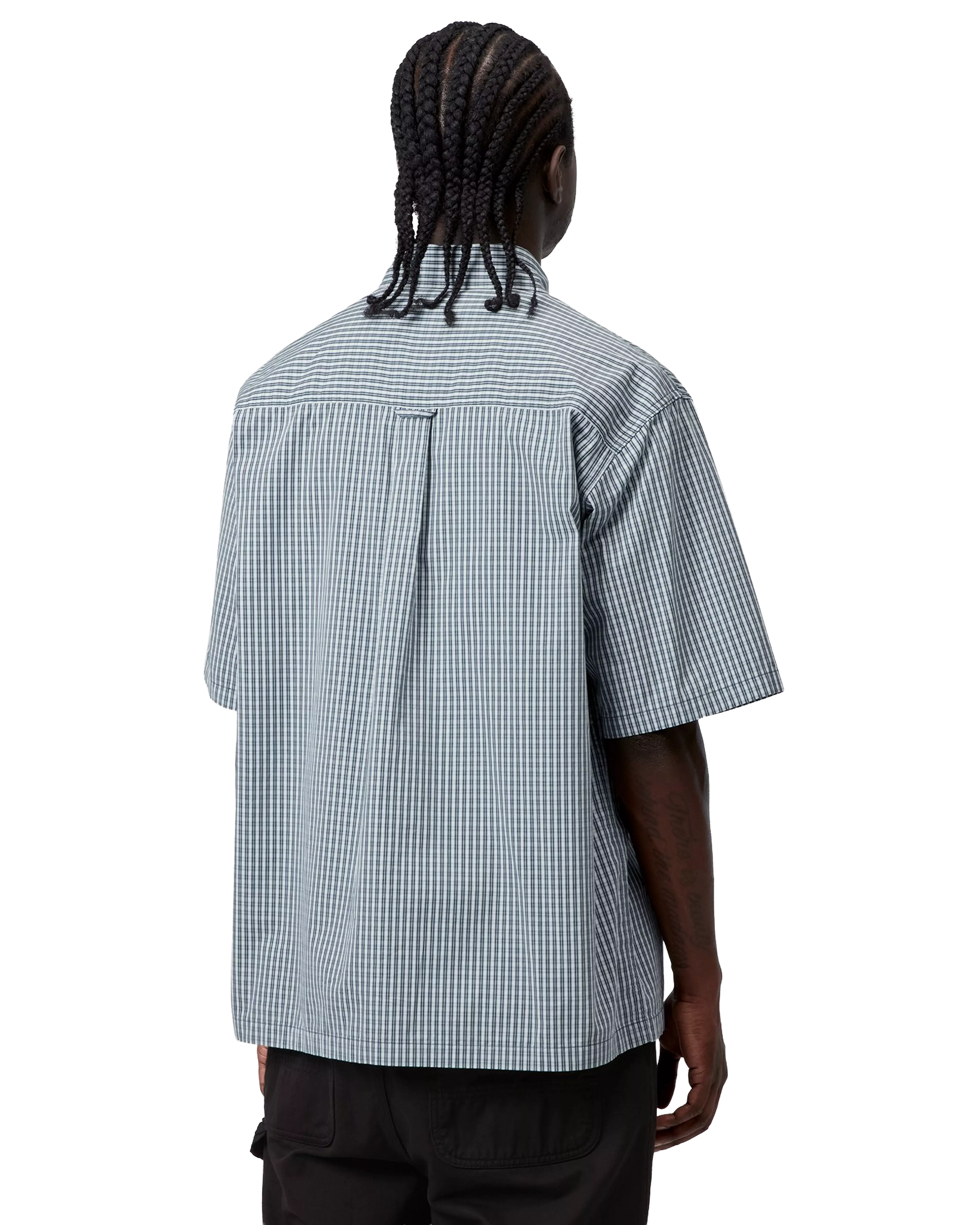 Carhartt WIP Shortsleeve Groff Shirt Groff Check/Blue River