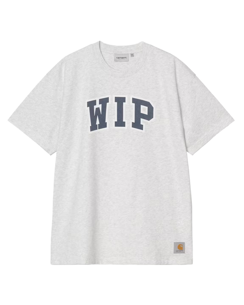Carhartt WIP Carhartt WIP S/S WIP III T-Shirt Organic Cotton Single Jersey Ash Heather, heavy stone wash