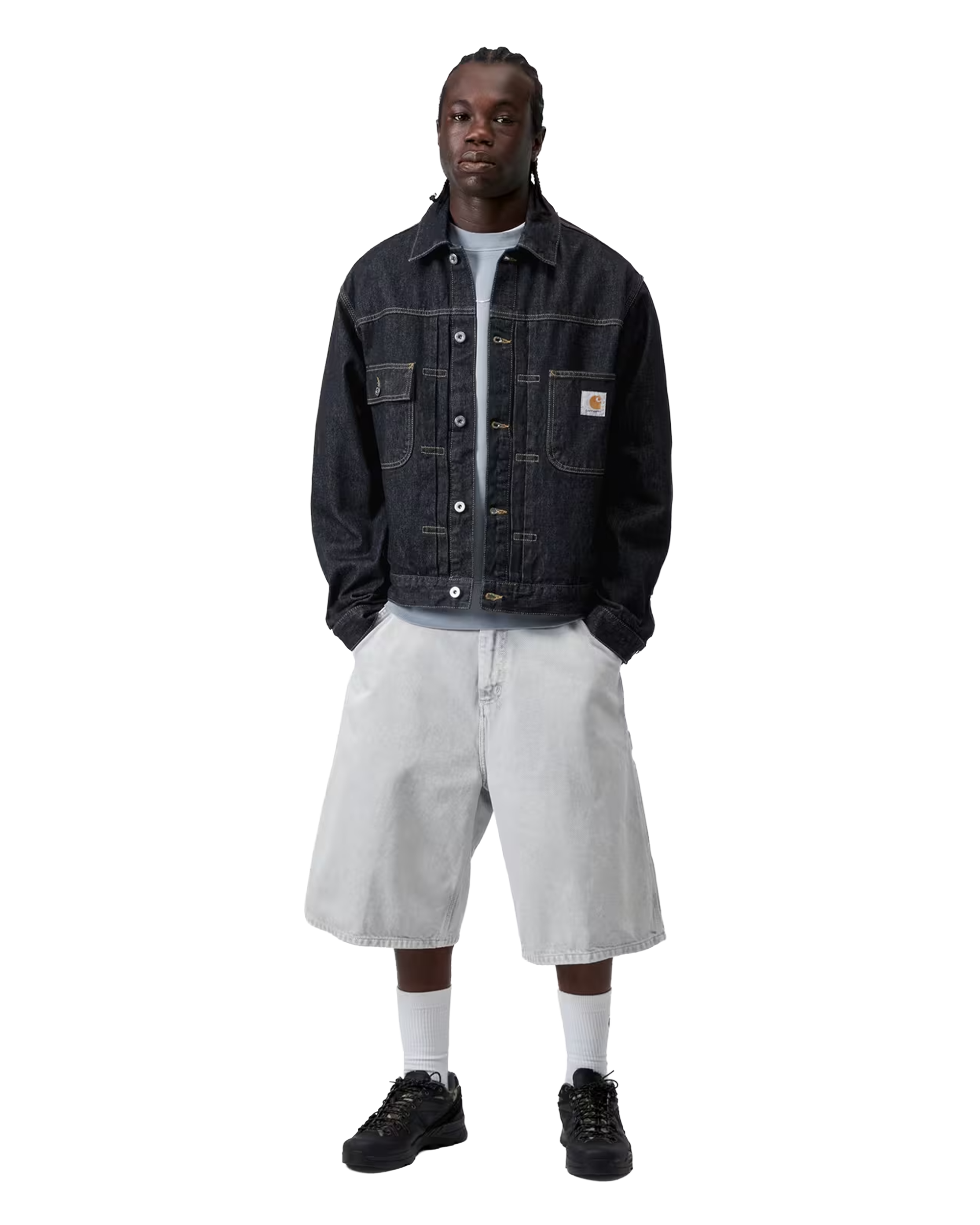 Carhartt WIP Belmar Jacket 'Smith' Denim Blue, rinsed