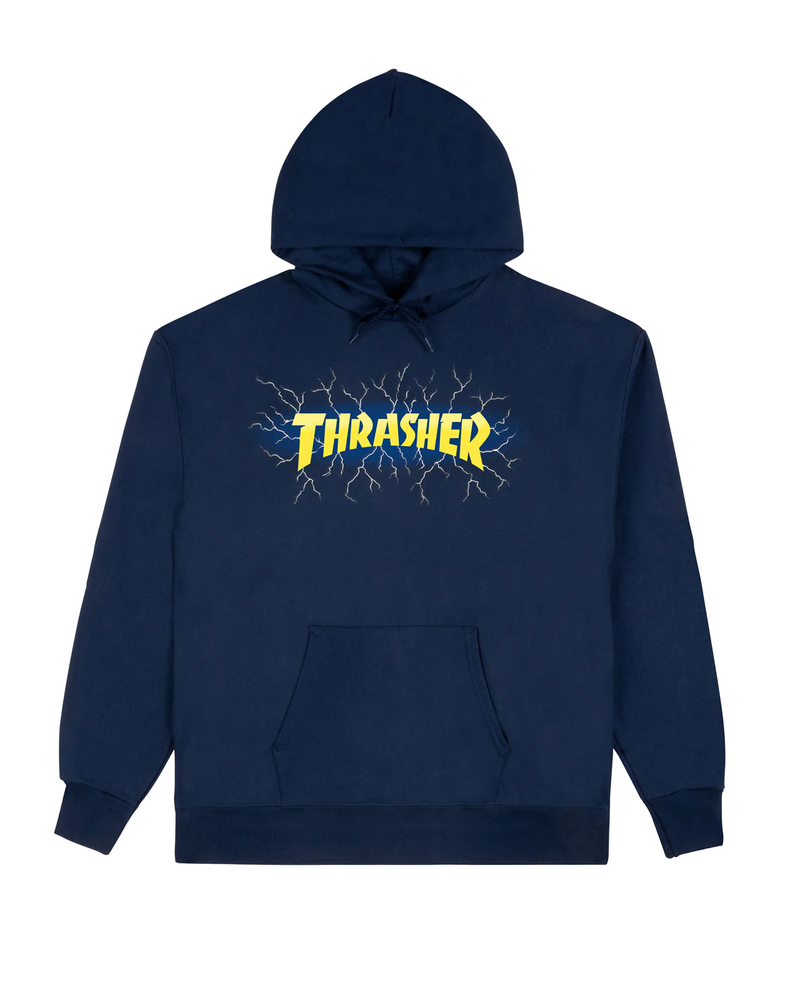 Thrasher Lightning Hoodie Navy