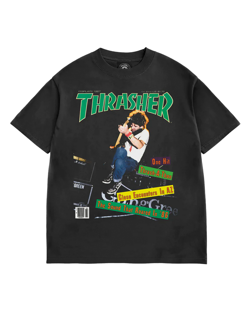 Thrasher February 1987 Vintage T-shirt Black