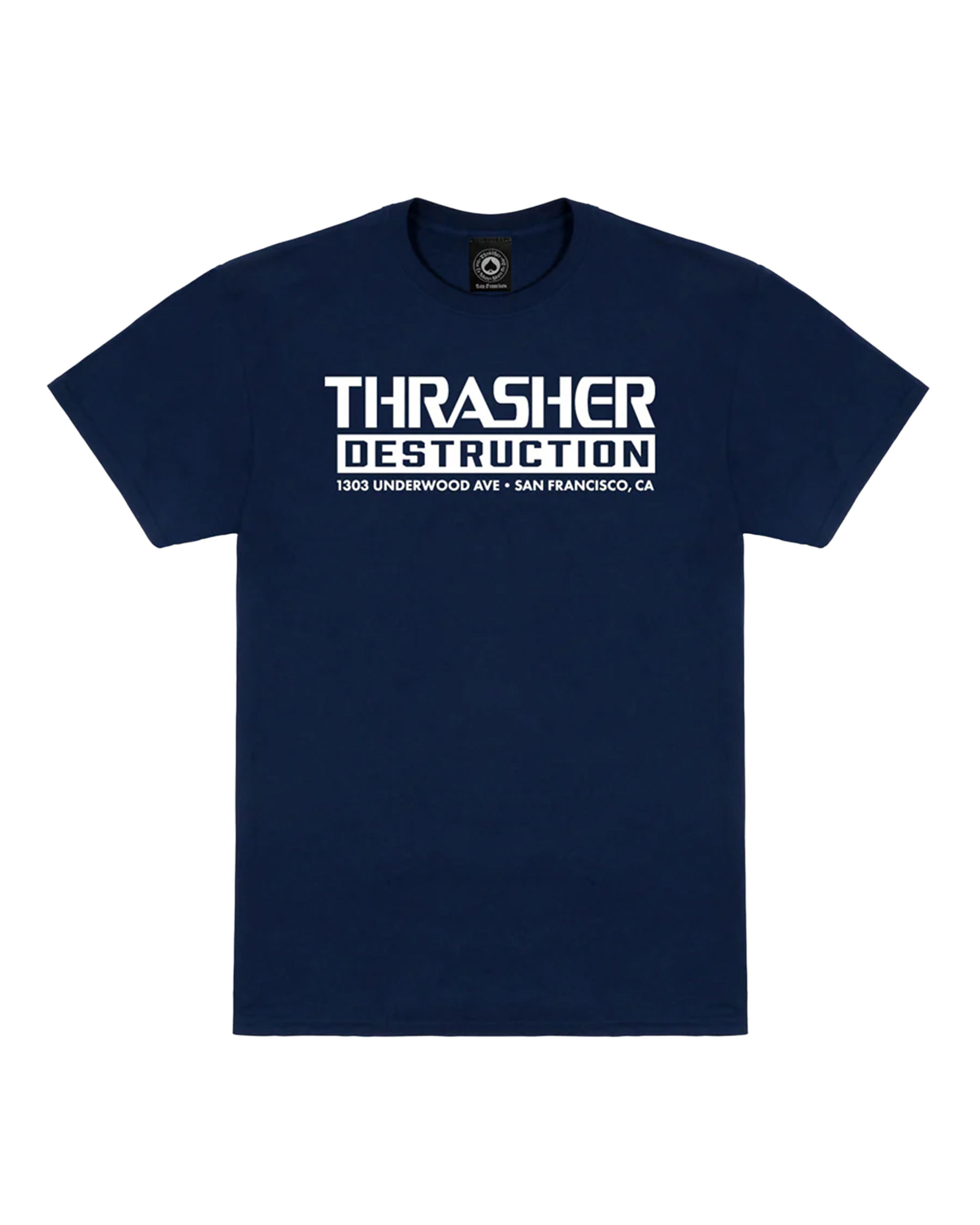 Thrasher Destruction T-shirt Navy