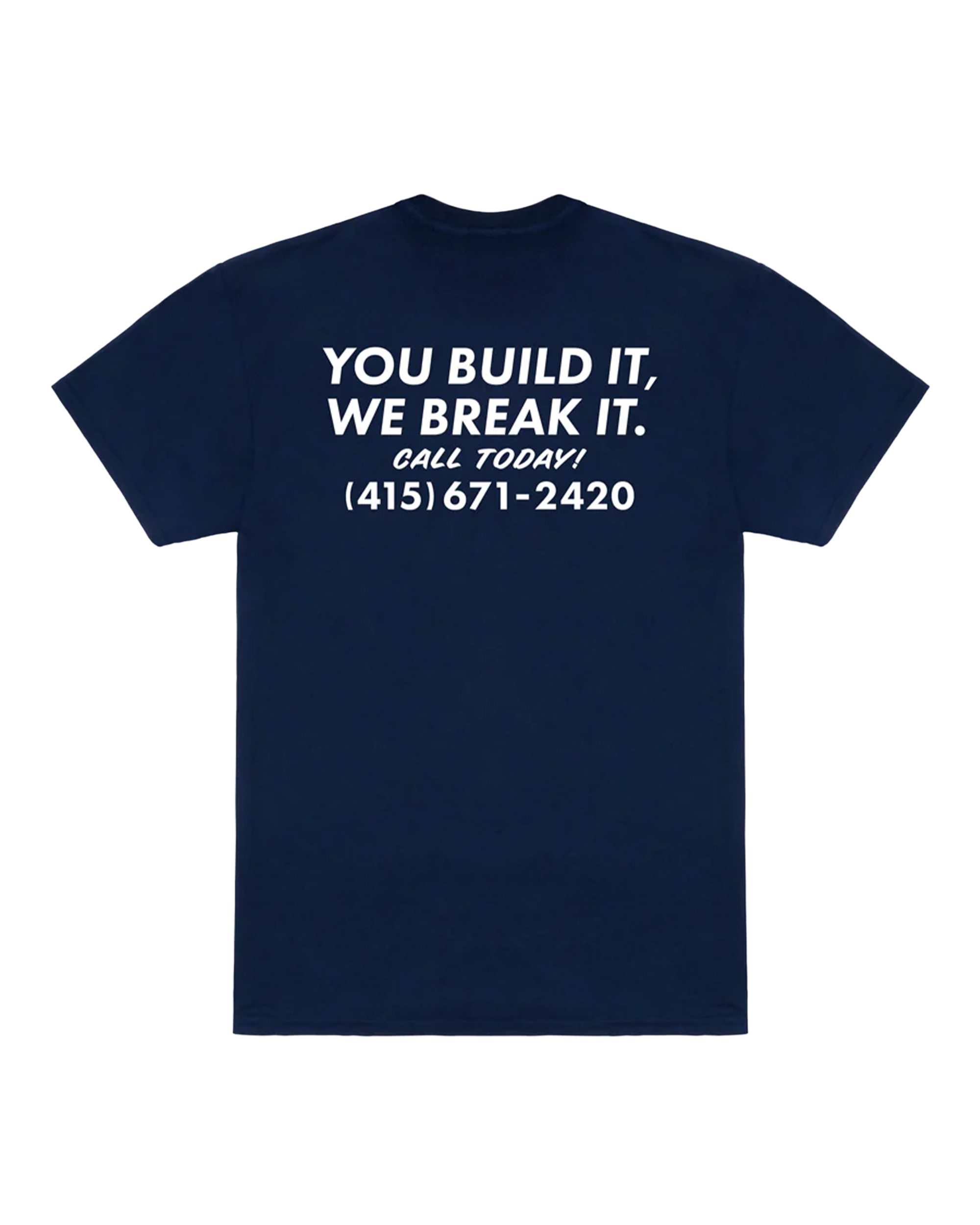 Thrasher Destruction T-shirt Navy