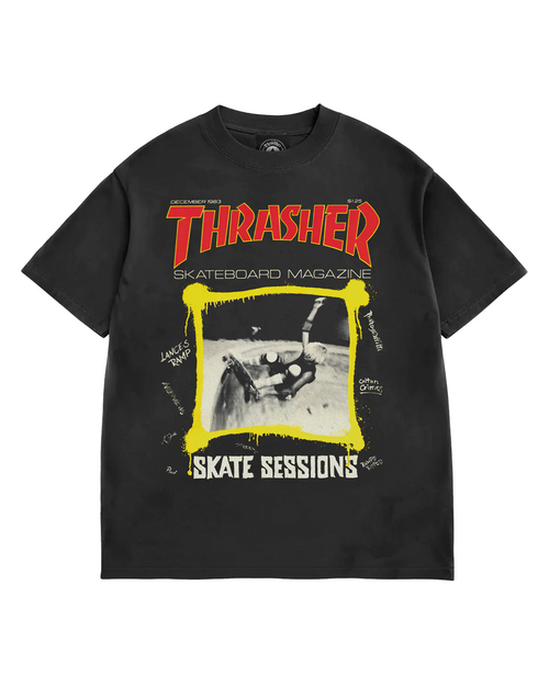 Thrasher December 1983 Vintage T-shirt Black