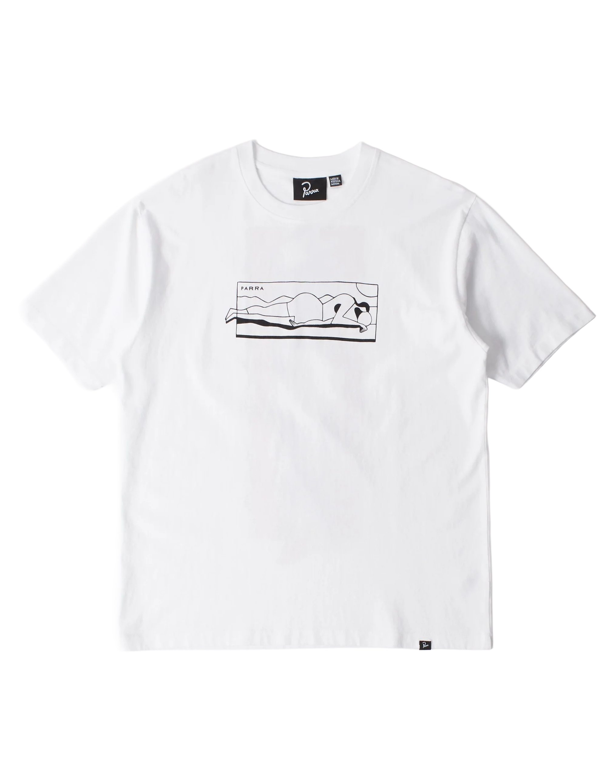 Parra Vertical Thoughts T-shirt White