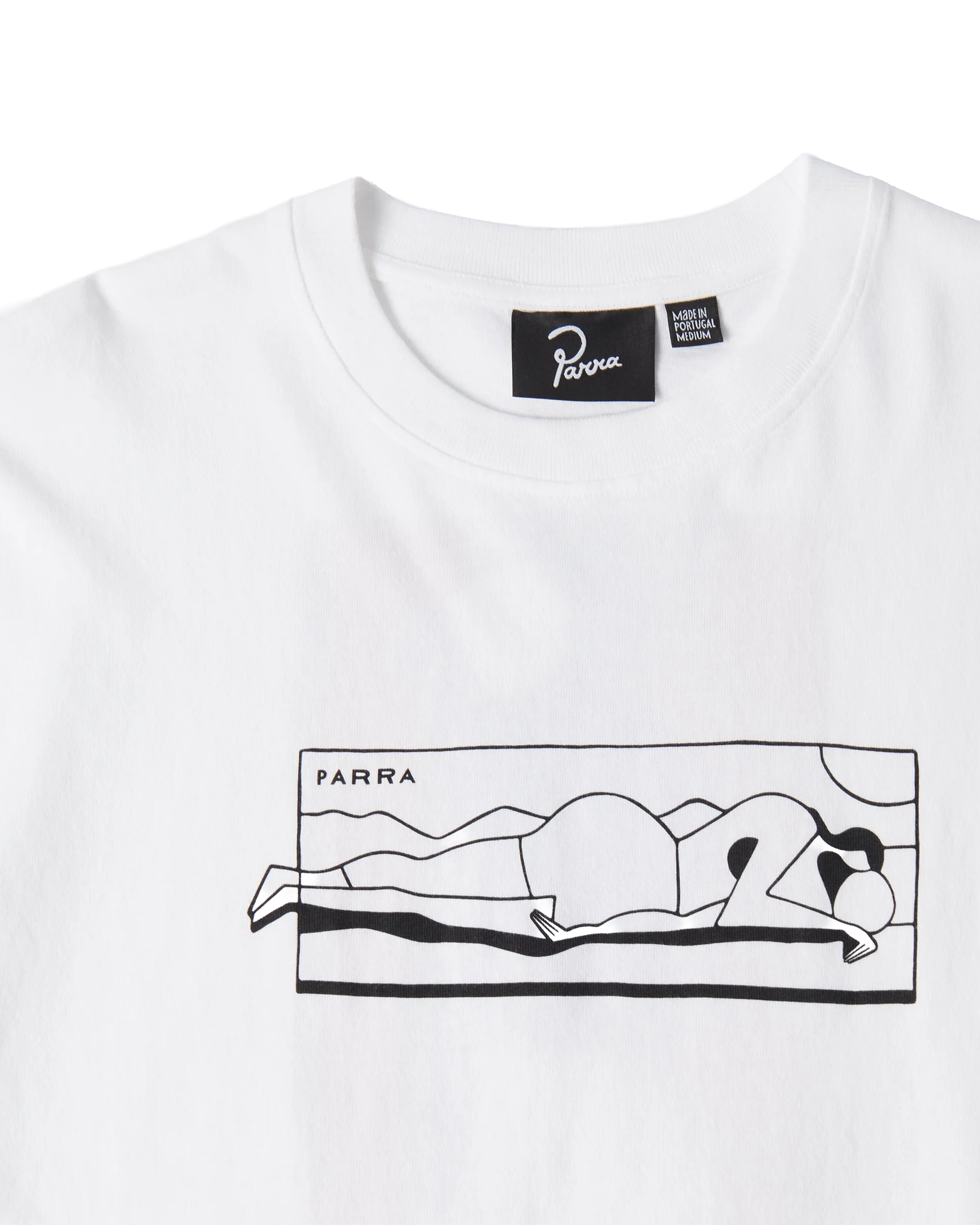 Parra Vertical Thoughts T-shirt White