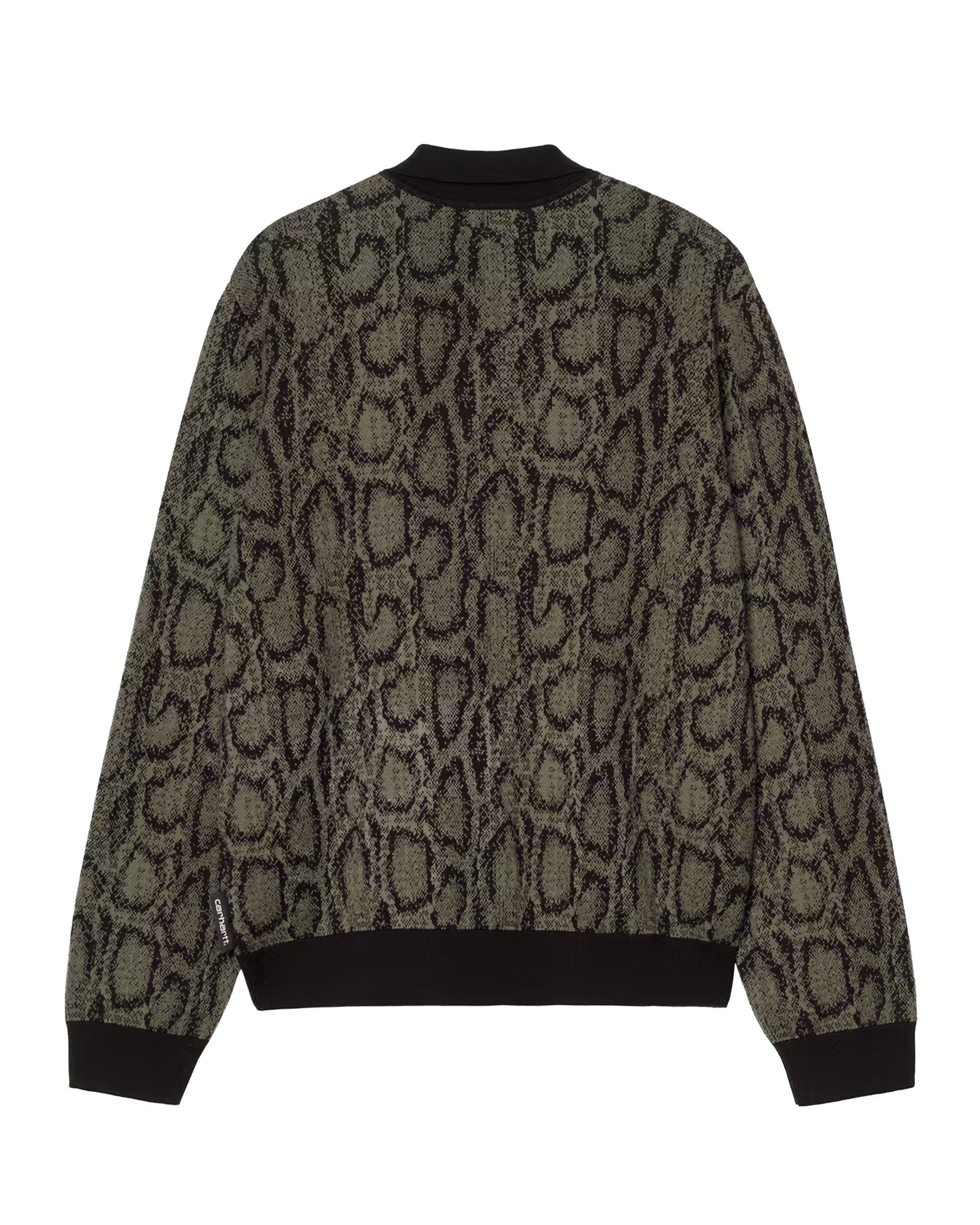Carhartt WIP Snake Polo Jacquard knit Leaf