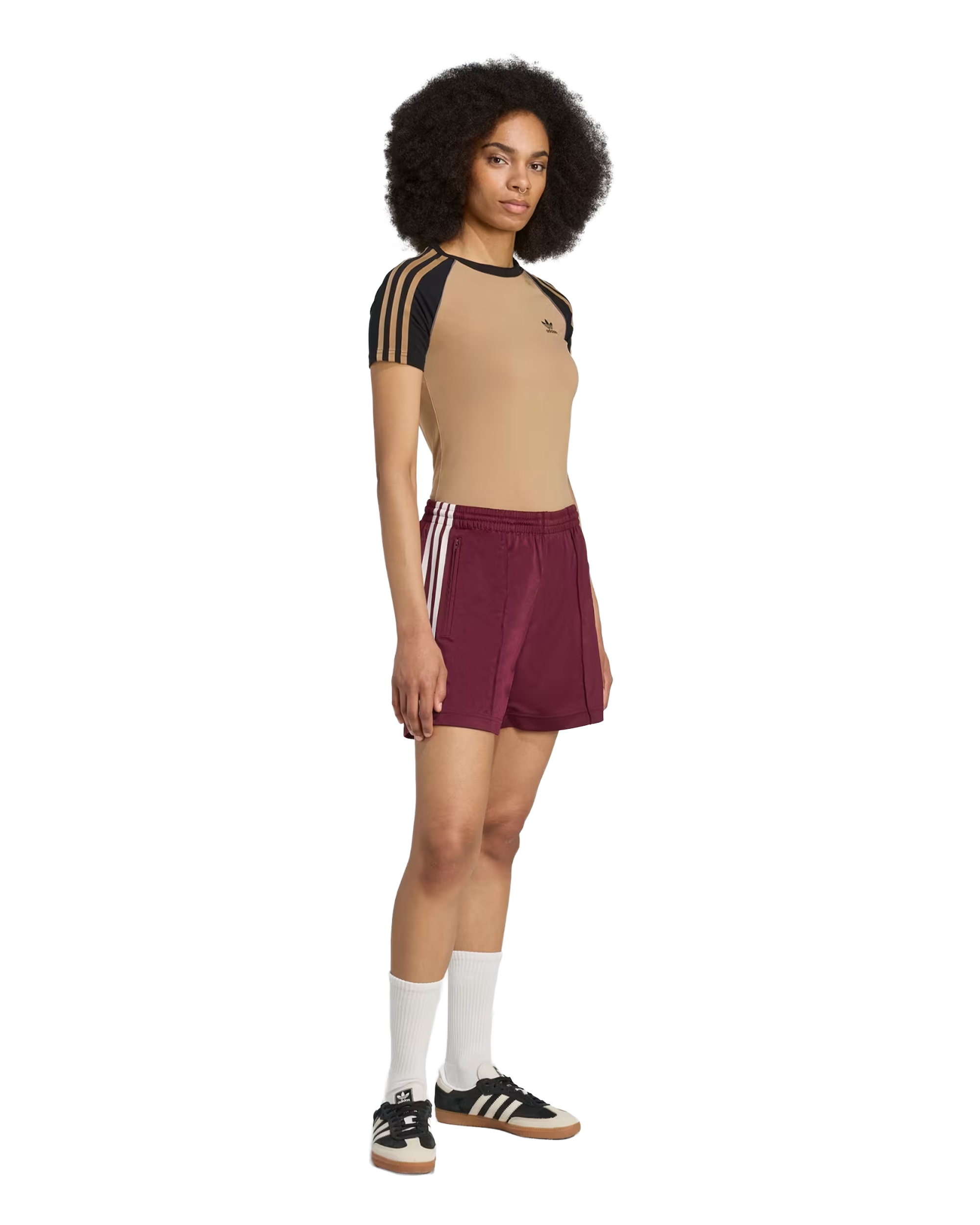 Adidas Firebird Short Maroon / Cream White