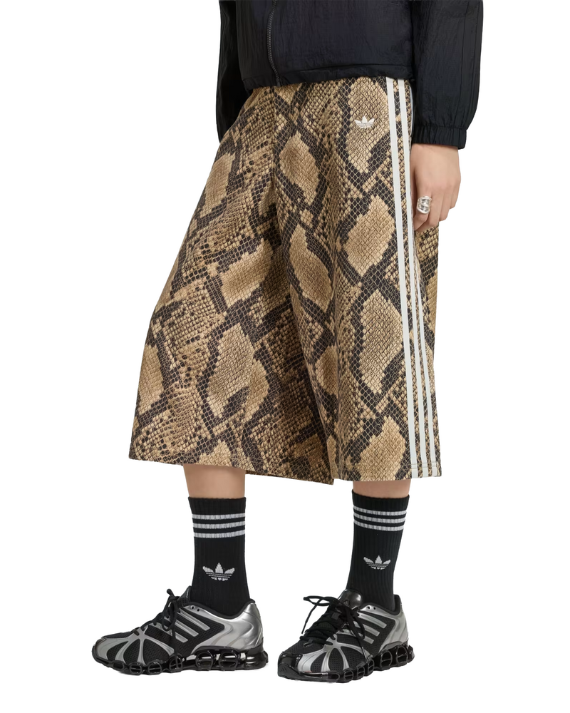 Adidas Adidas Snake Print Denim Bermuda Shorts