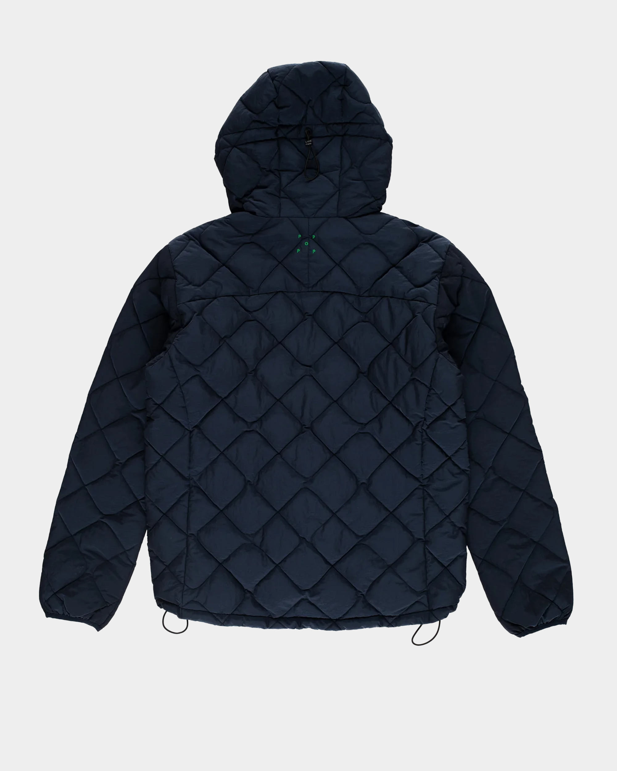 Pop Trading Company Quilted Jacket Navy