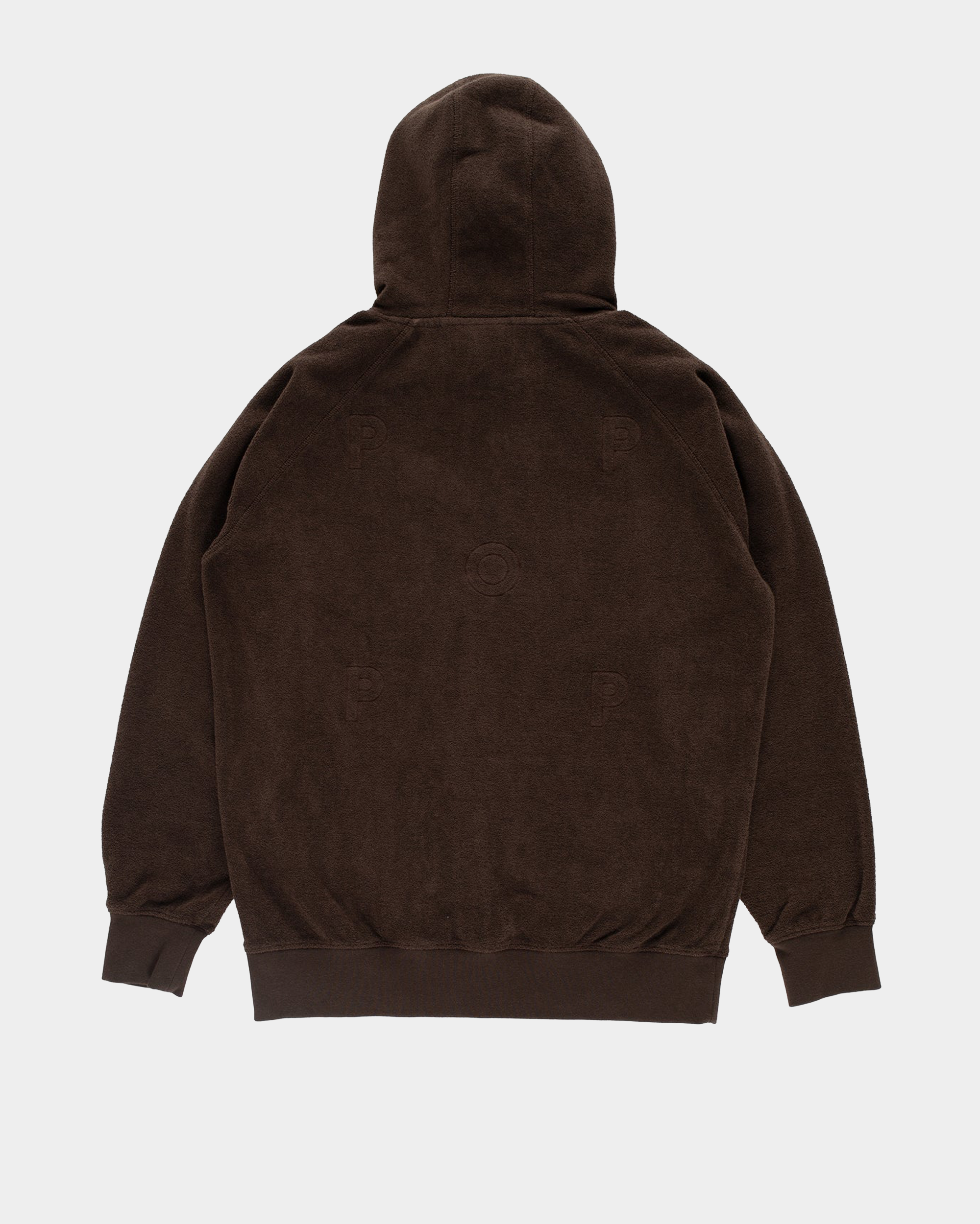 Pop Trading Company Outlined Logo Hooded Terry Sweat Delicioso