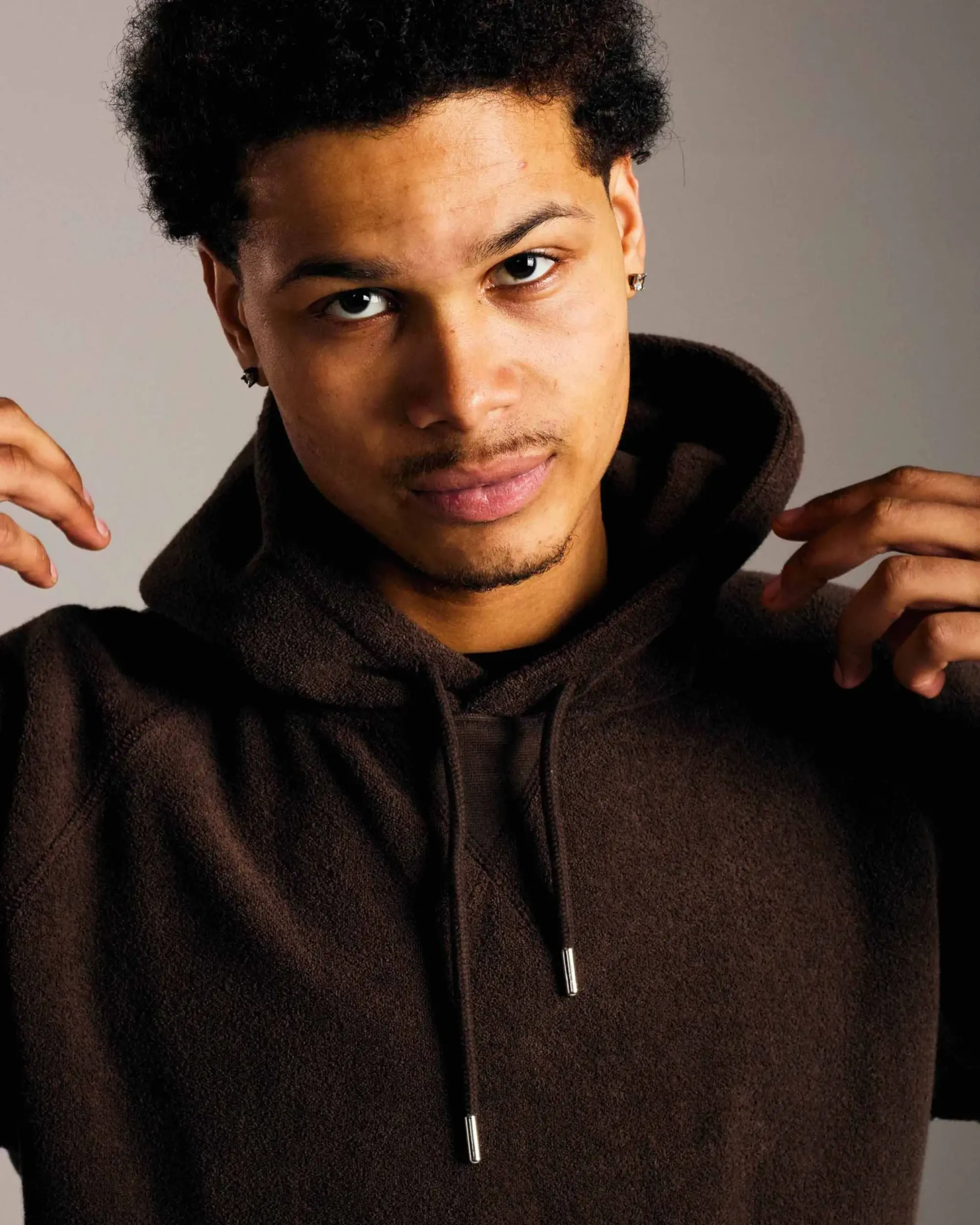 Pop Trading Company Outlined Logo Hooded Terry Sweat Delicioso