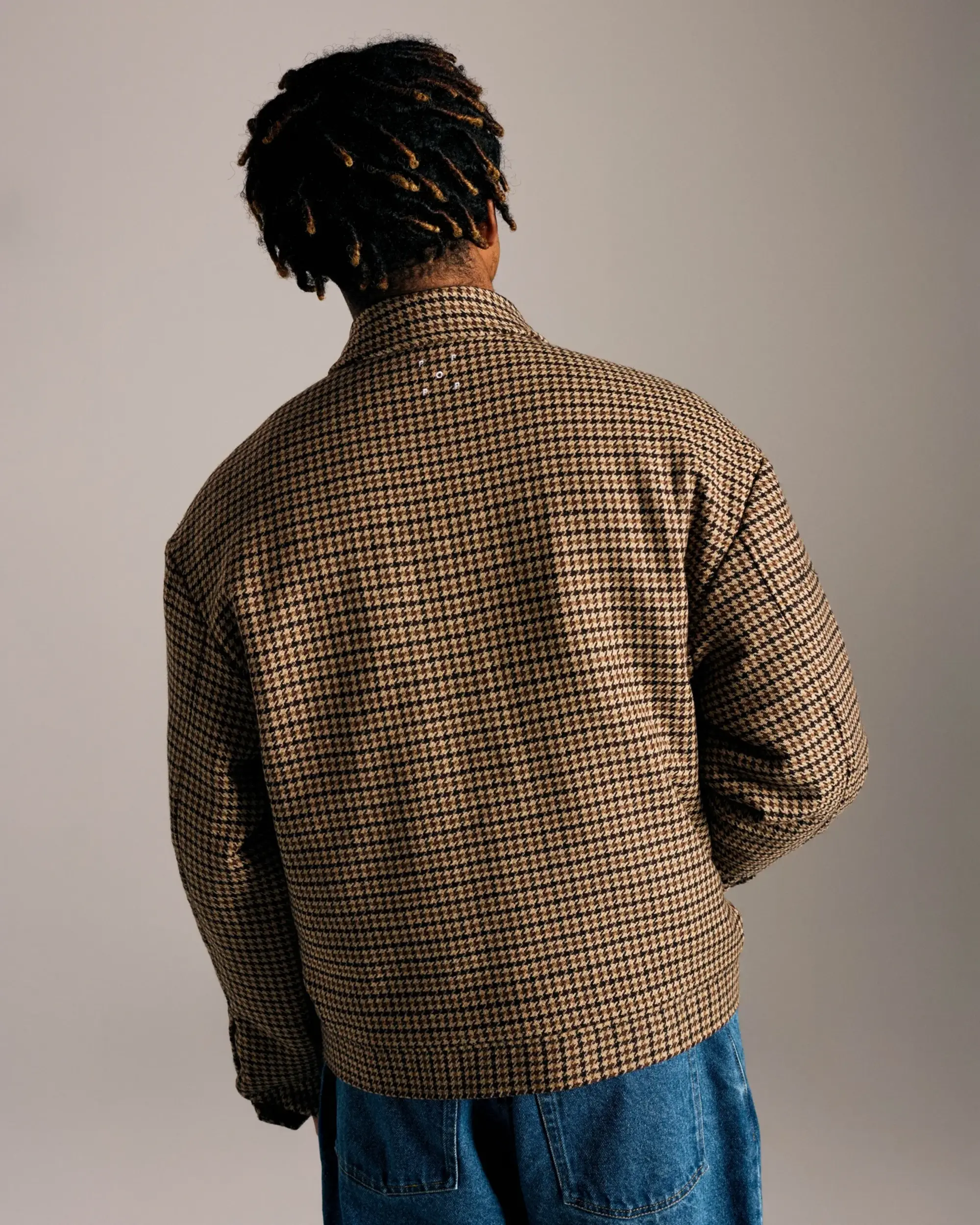 Pop Trading Company Harrington Jacket Houndstooth