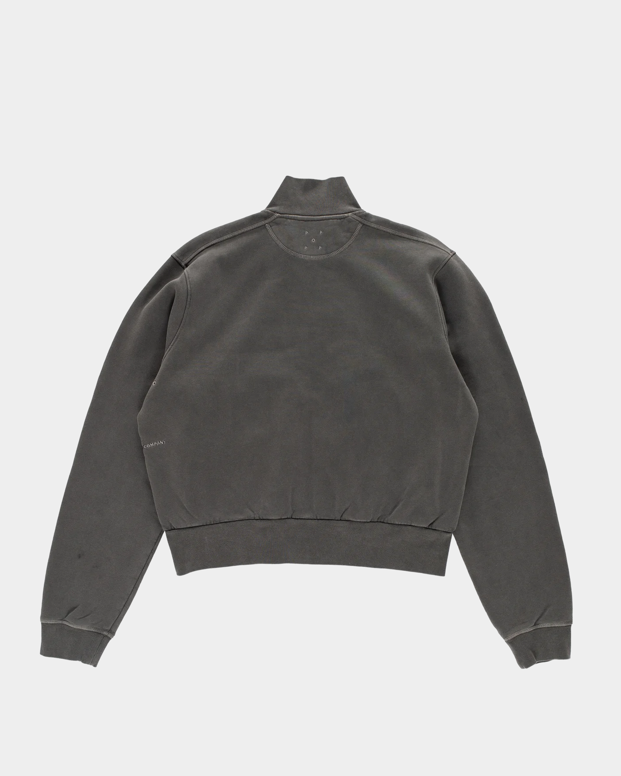 Pop Trading Company Full Zip Sweat Washed Black