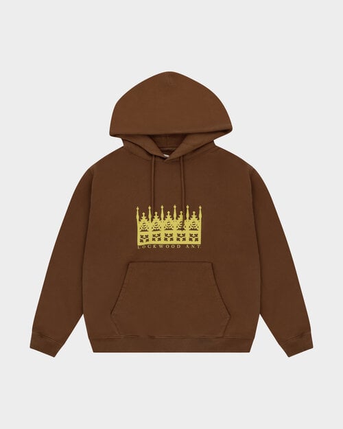 Lockwood Lockwood Ornament Hoodie Brown