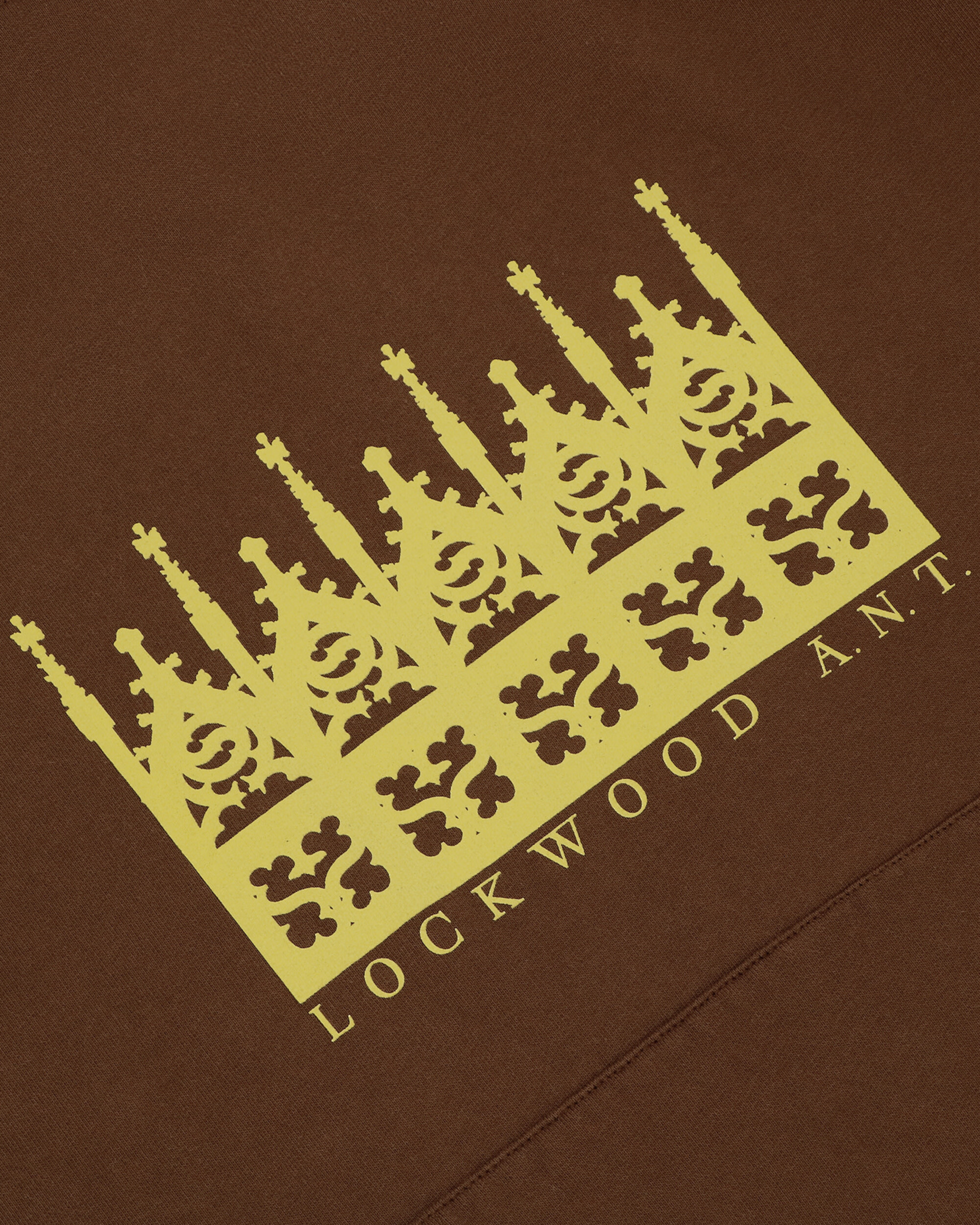Lockwood Ornament Hoodie Brown