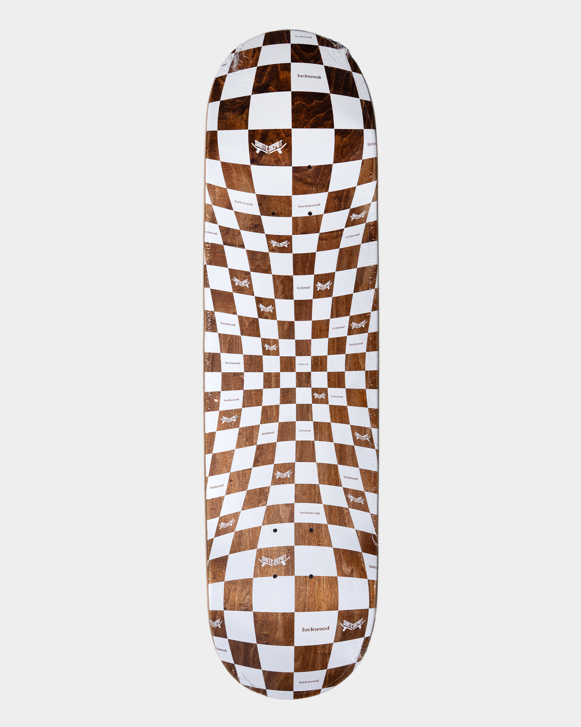 Lockwood Checkered Vibes Woodgrain Deck Multicolor