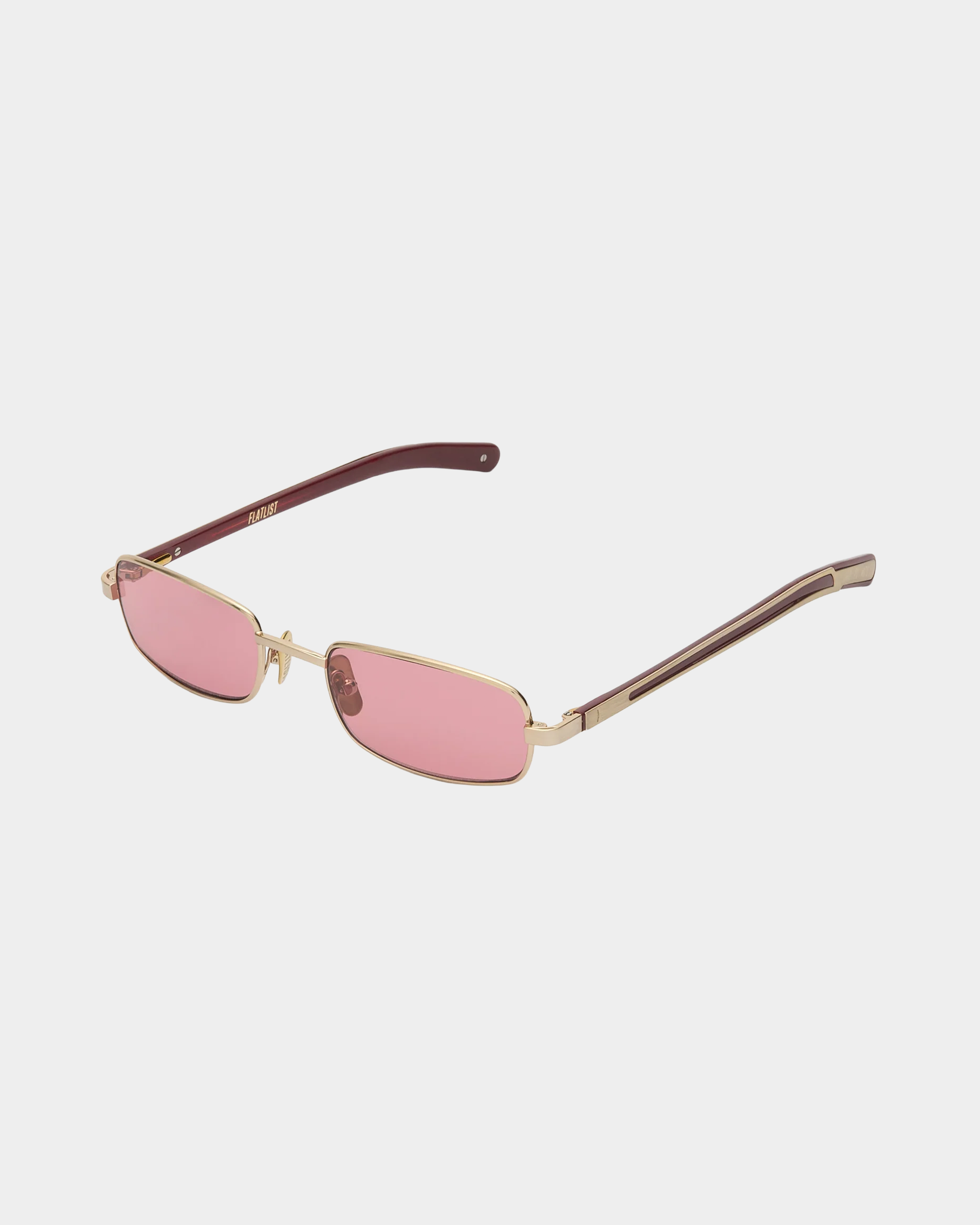 Flatlist Sting Brushed Light Gold/Duust Pink Lens