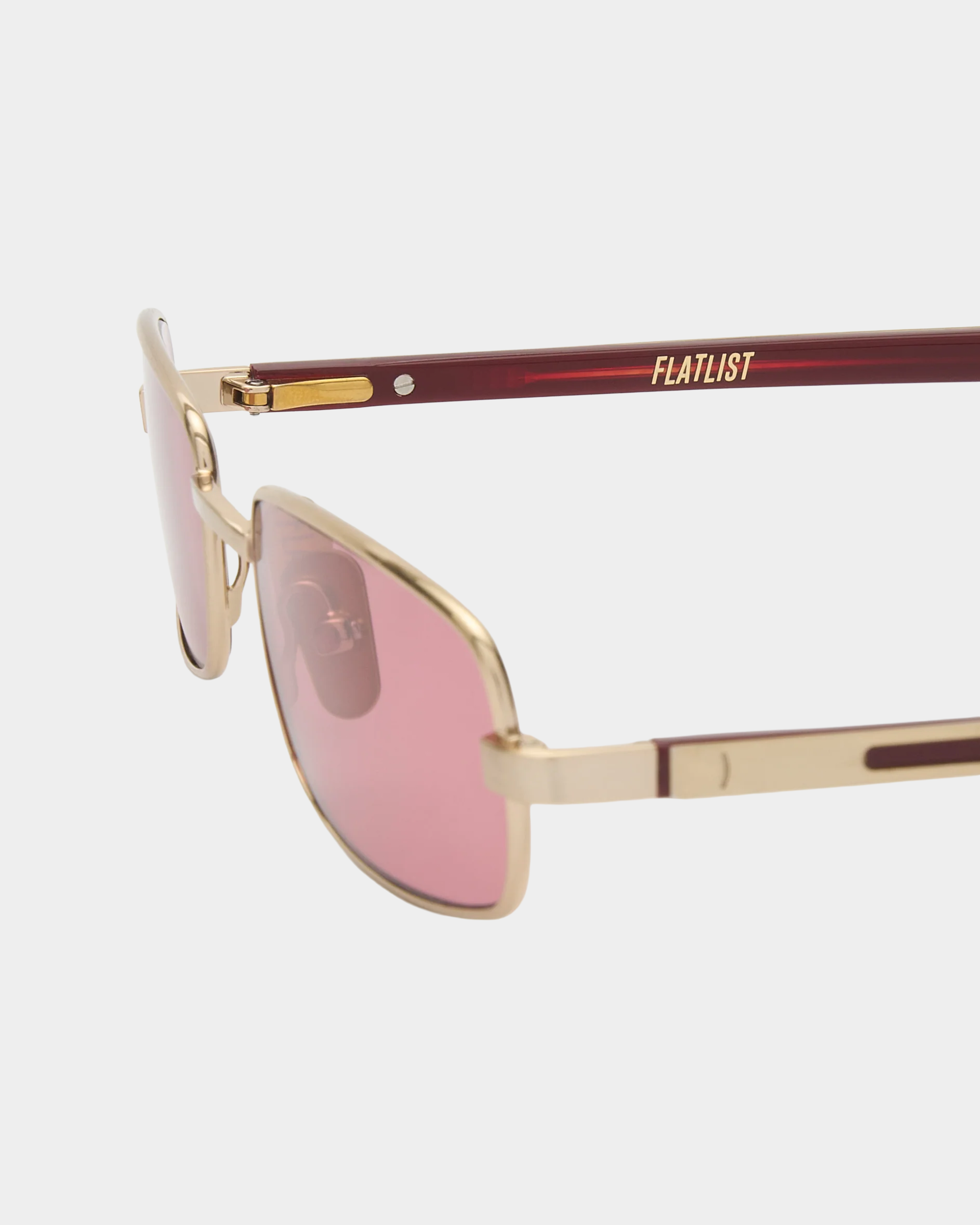 Flatlist Sting Brushed Light Gold/Duust Pink Lens