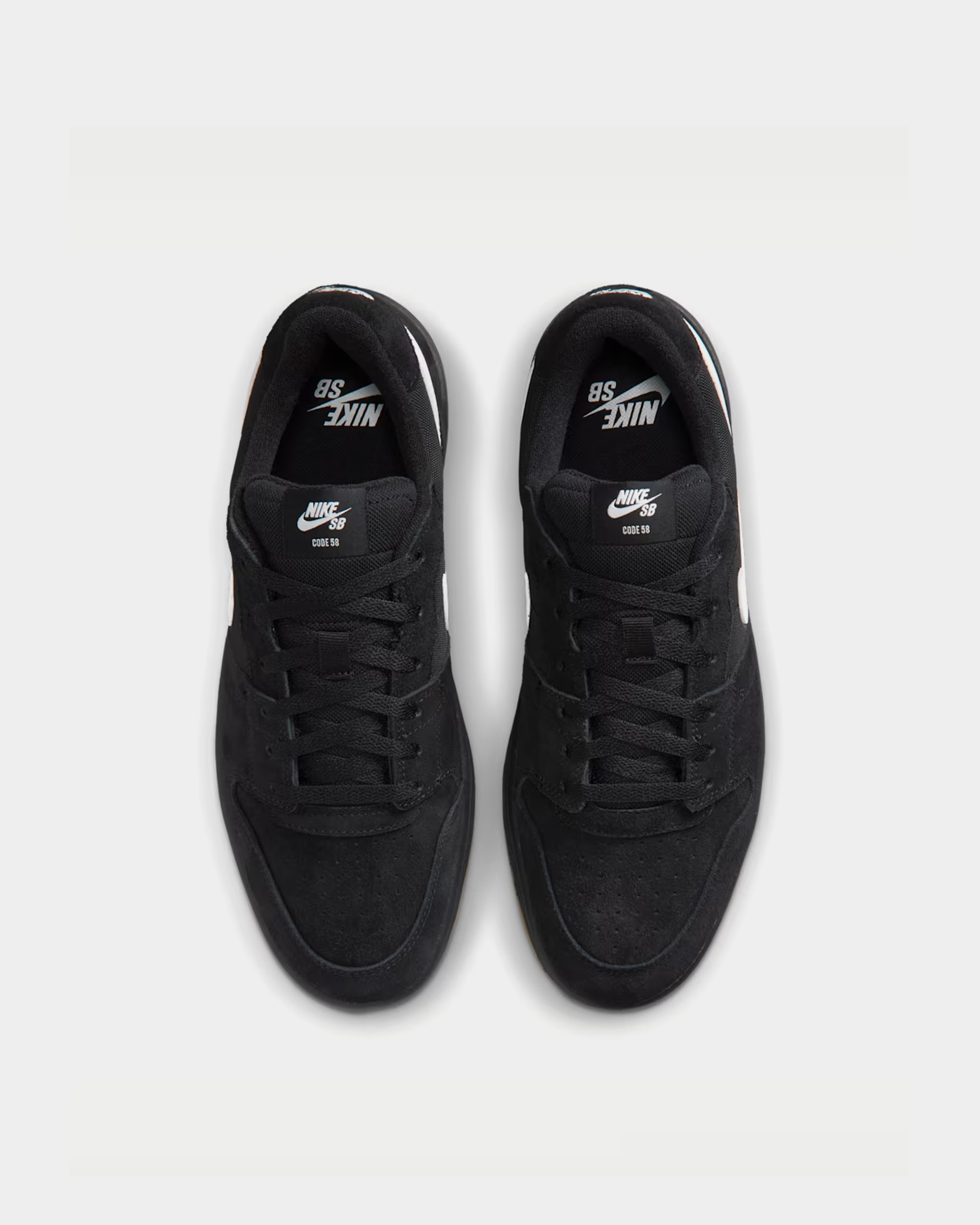 Nike SB Code 58 Black/Summit White-Black-Gum Light Brown