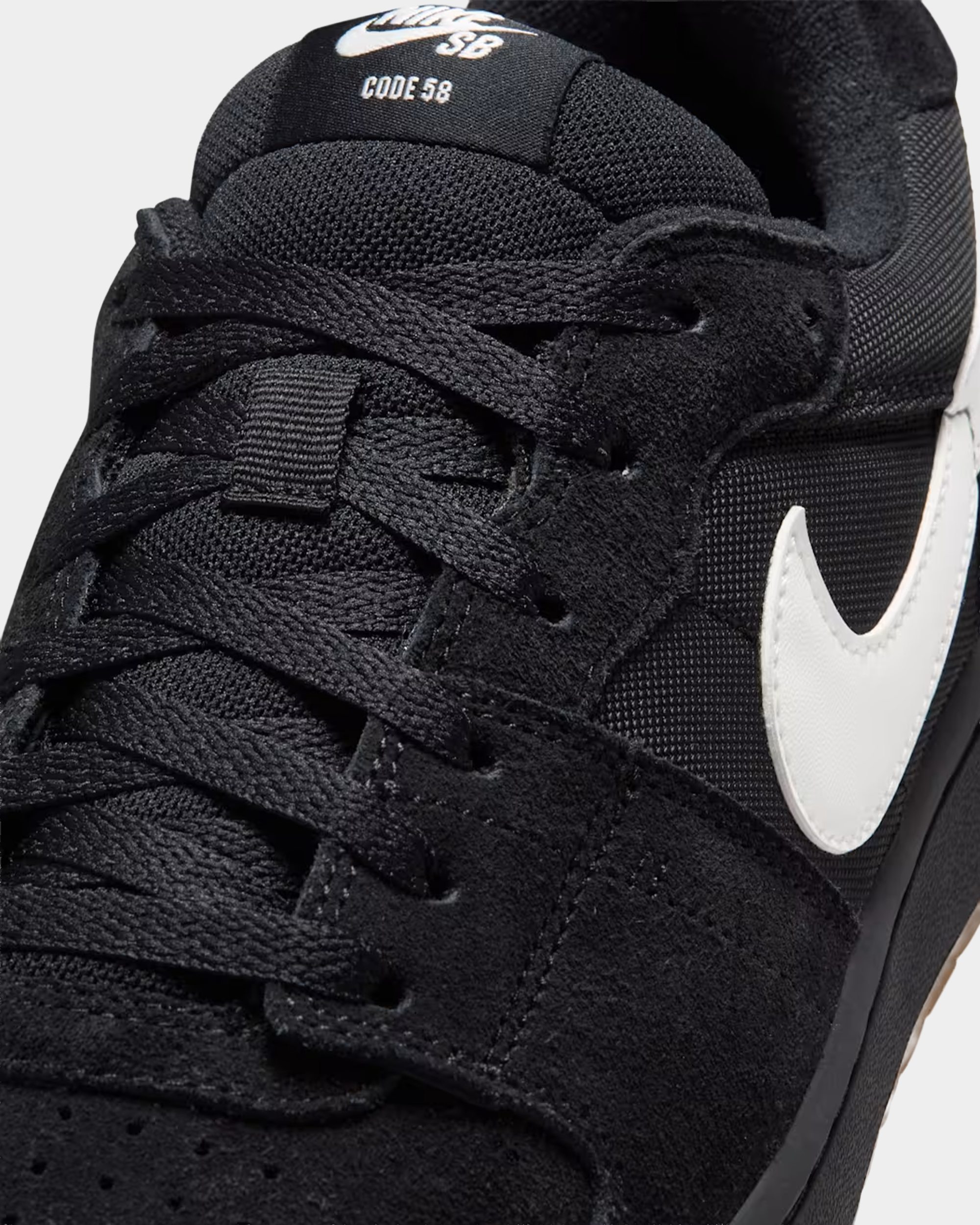 Nike SB Code 58 Black/Summit White-Black-Gum Light Brown