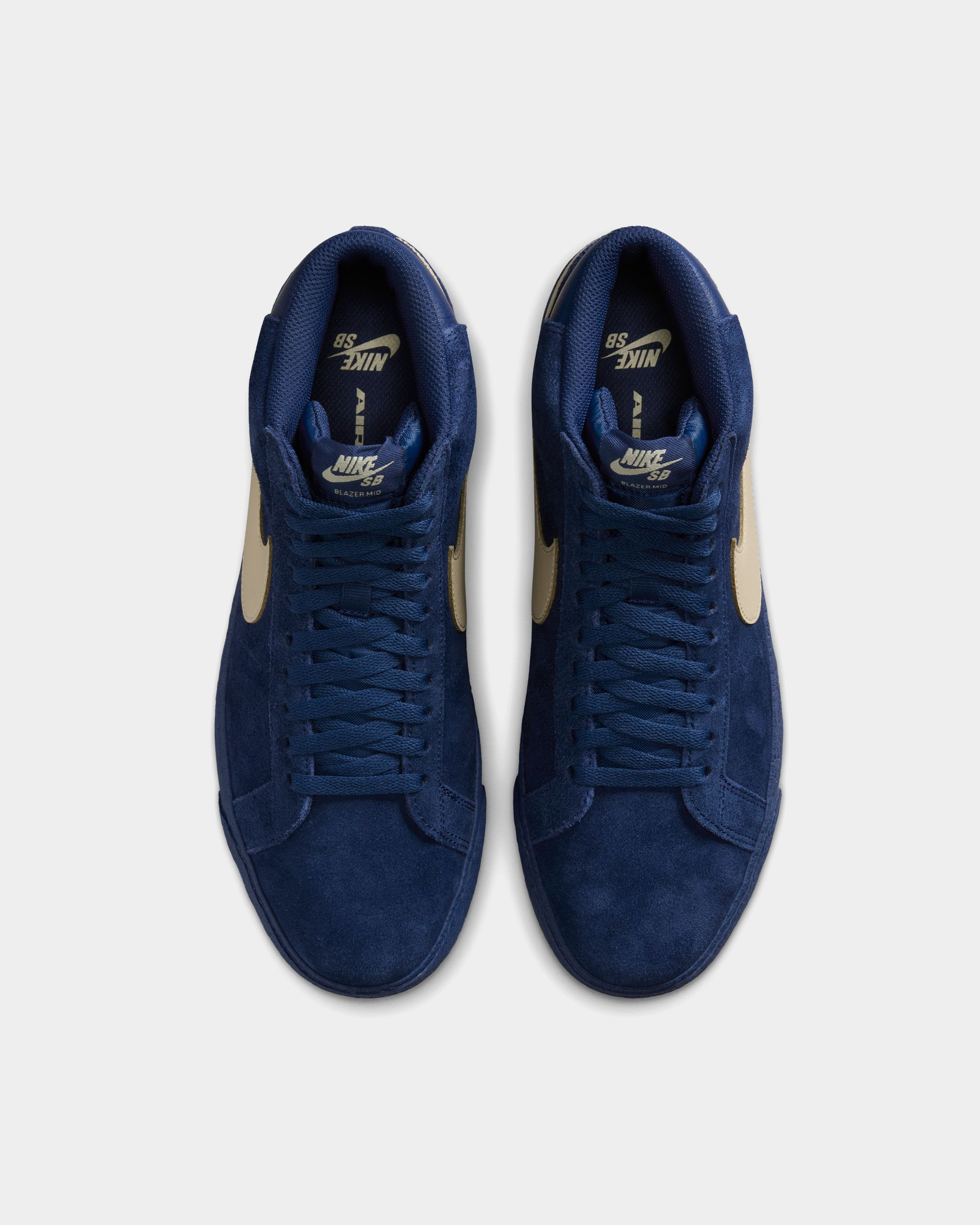Nike SB Zoom Blazer Mid Coastal Blue/Pale Yellow-Coastal Blue