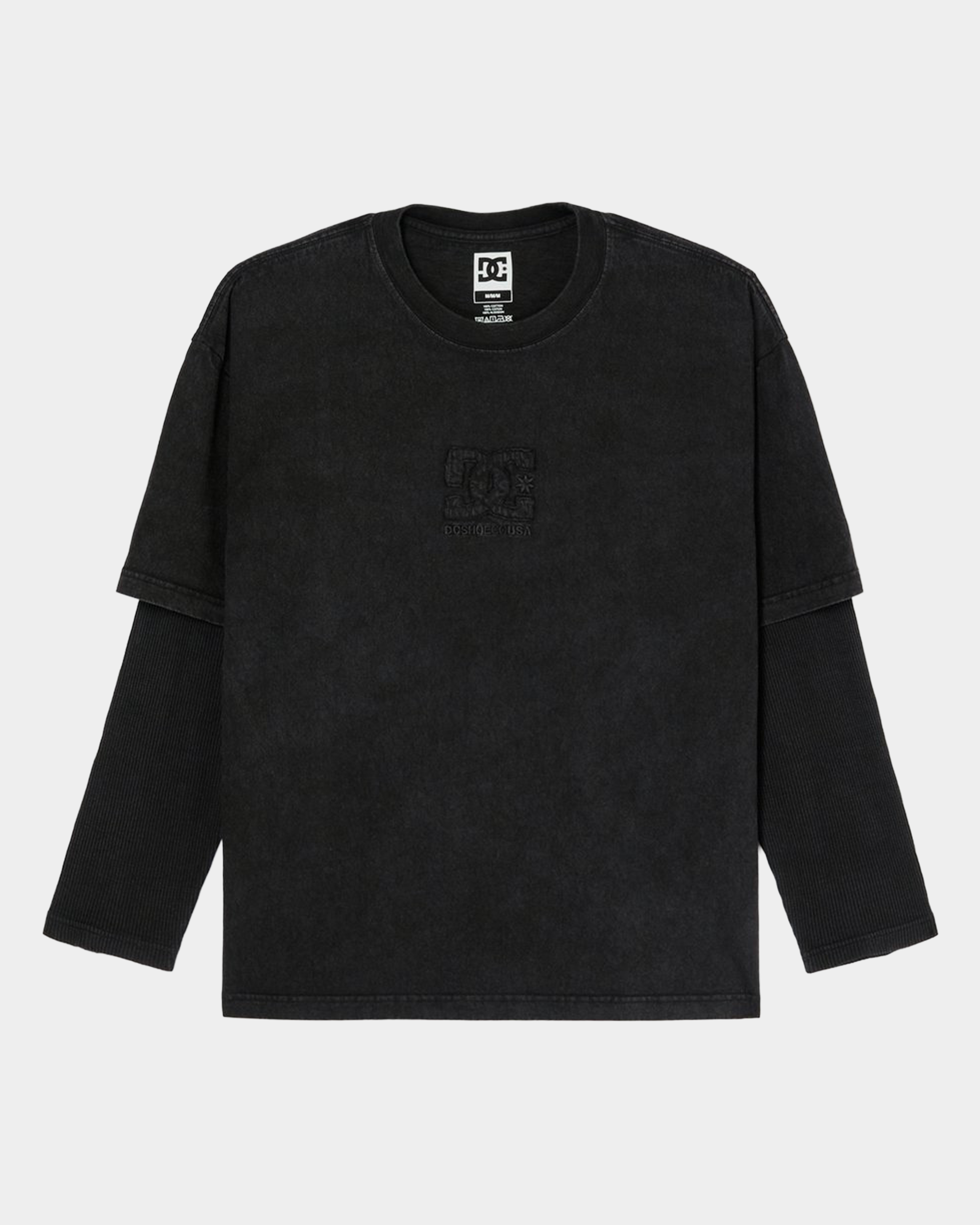 DC Twofer Longsleeve Black
