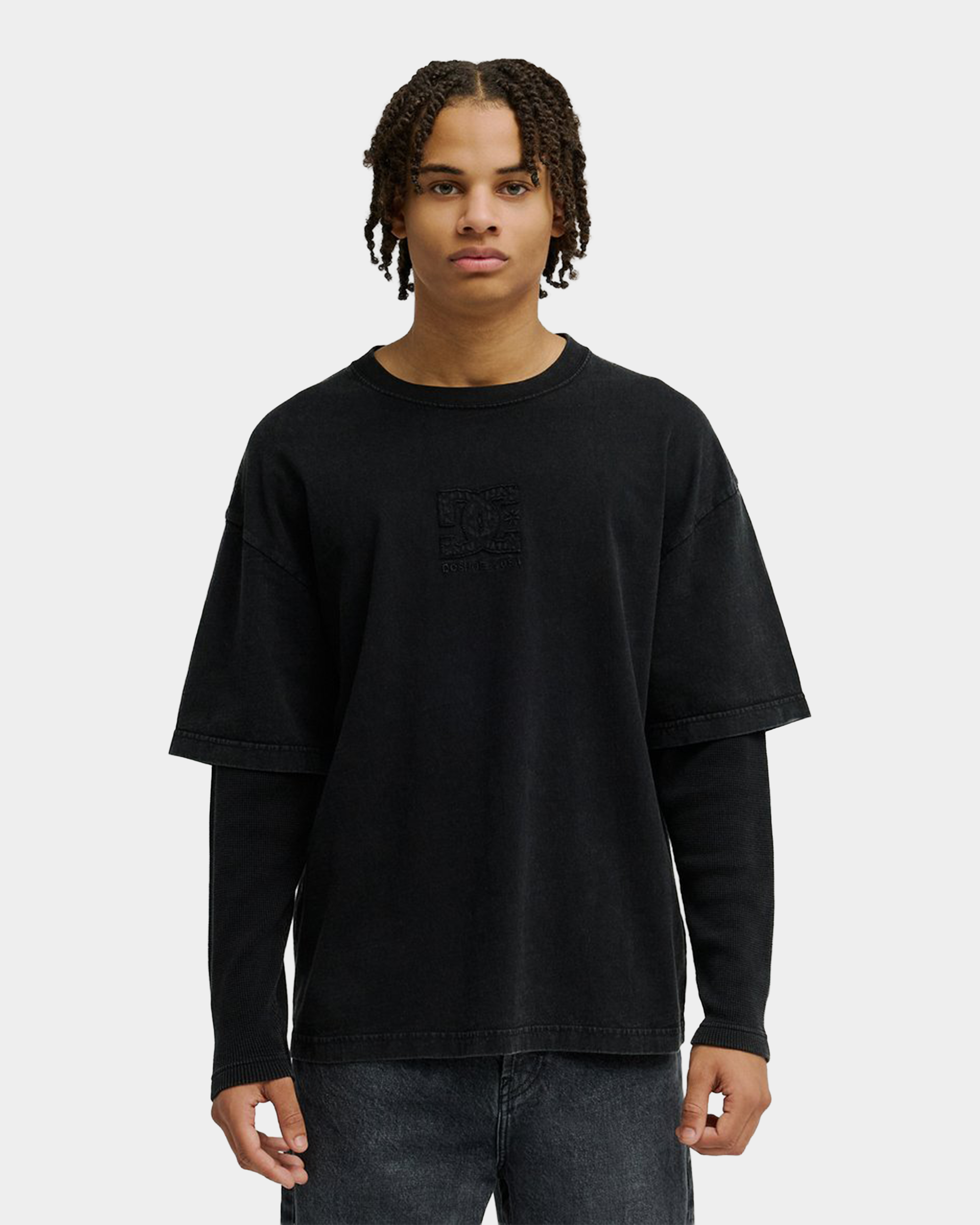 DC Twofer Longsleeve Black
