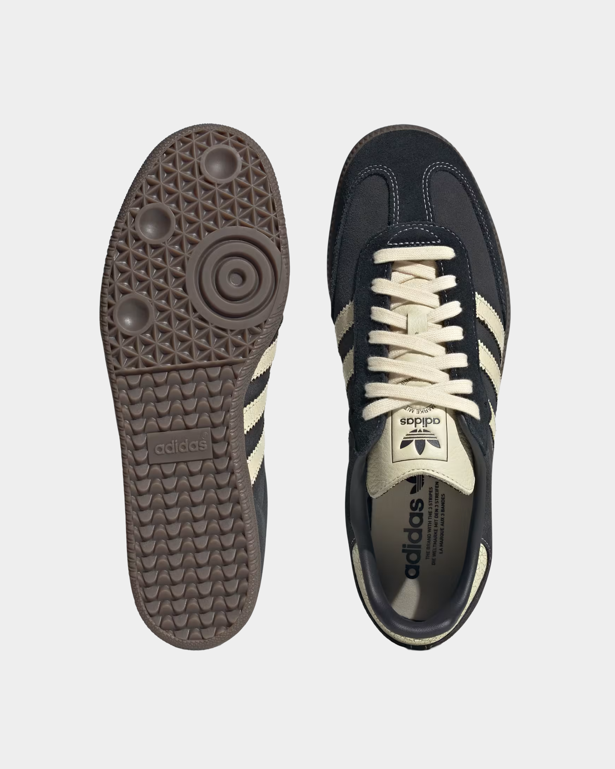 Adidas Originals Samba OG - CARBON / WARM VANILLA / GUM