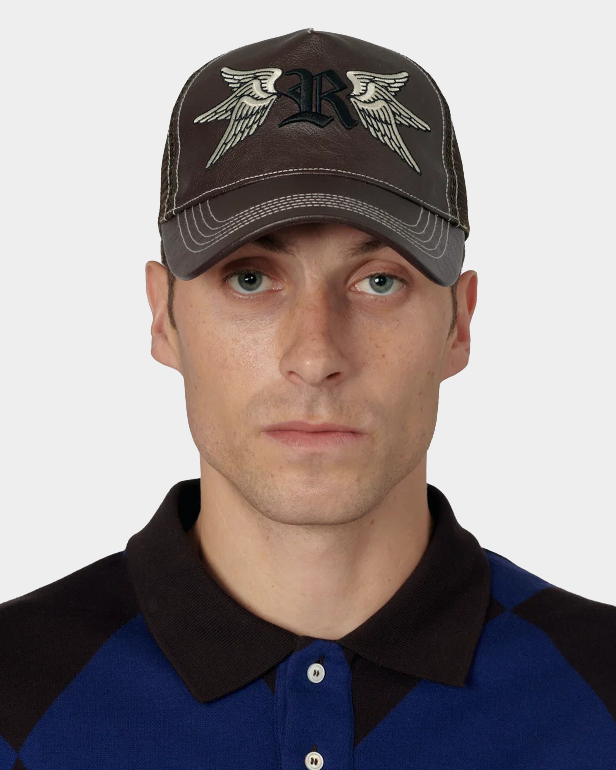 Rassvet Swallows Trucker Cap Woven Brown