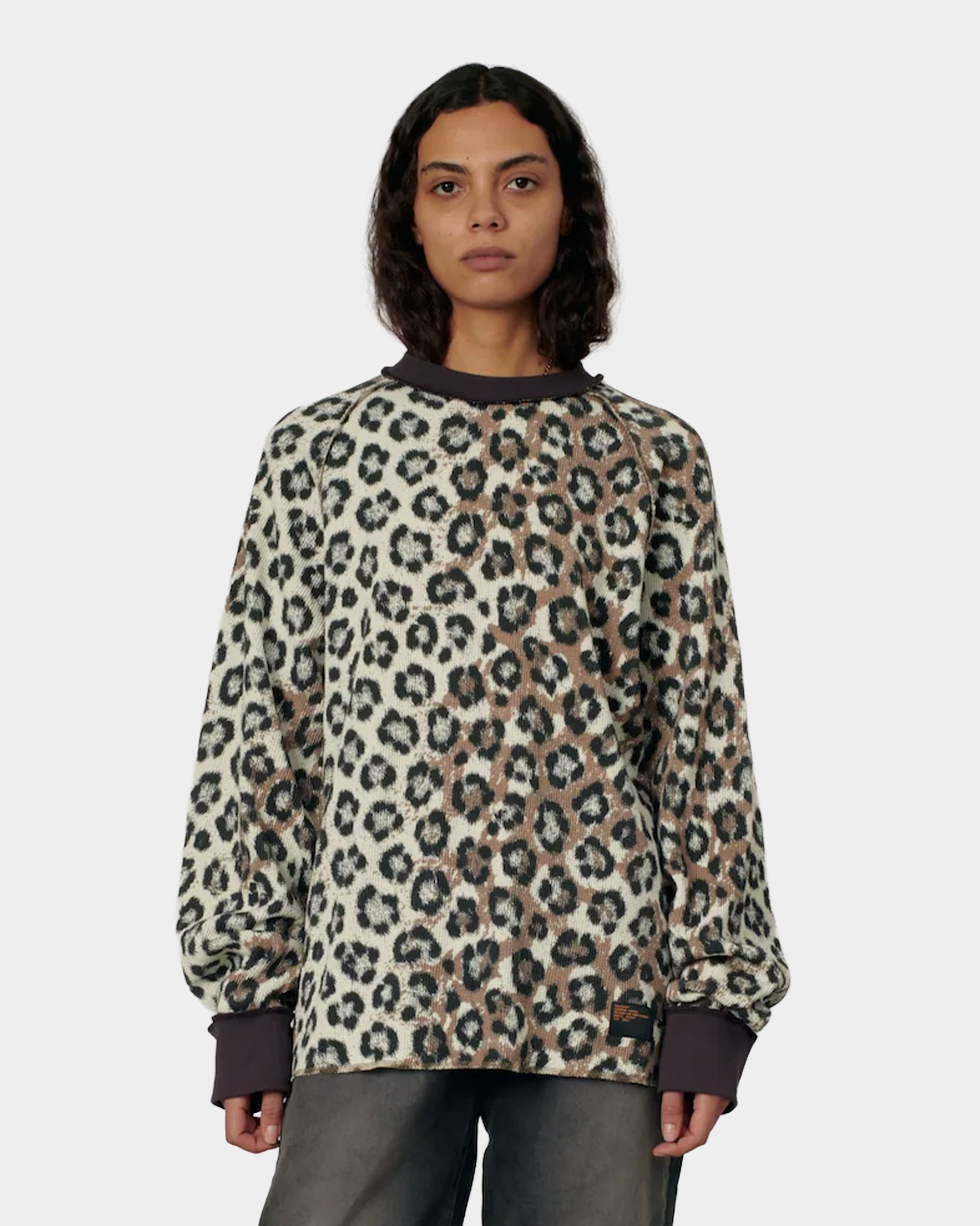 Rassvet Leopard Thermal Longsleeve T-Shirt Knit Leopard