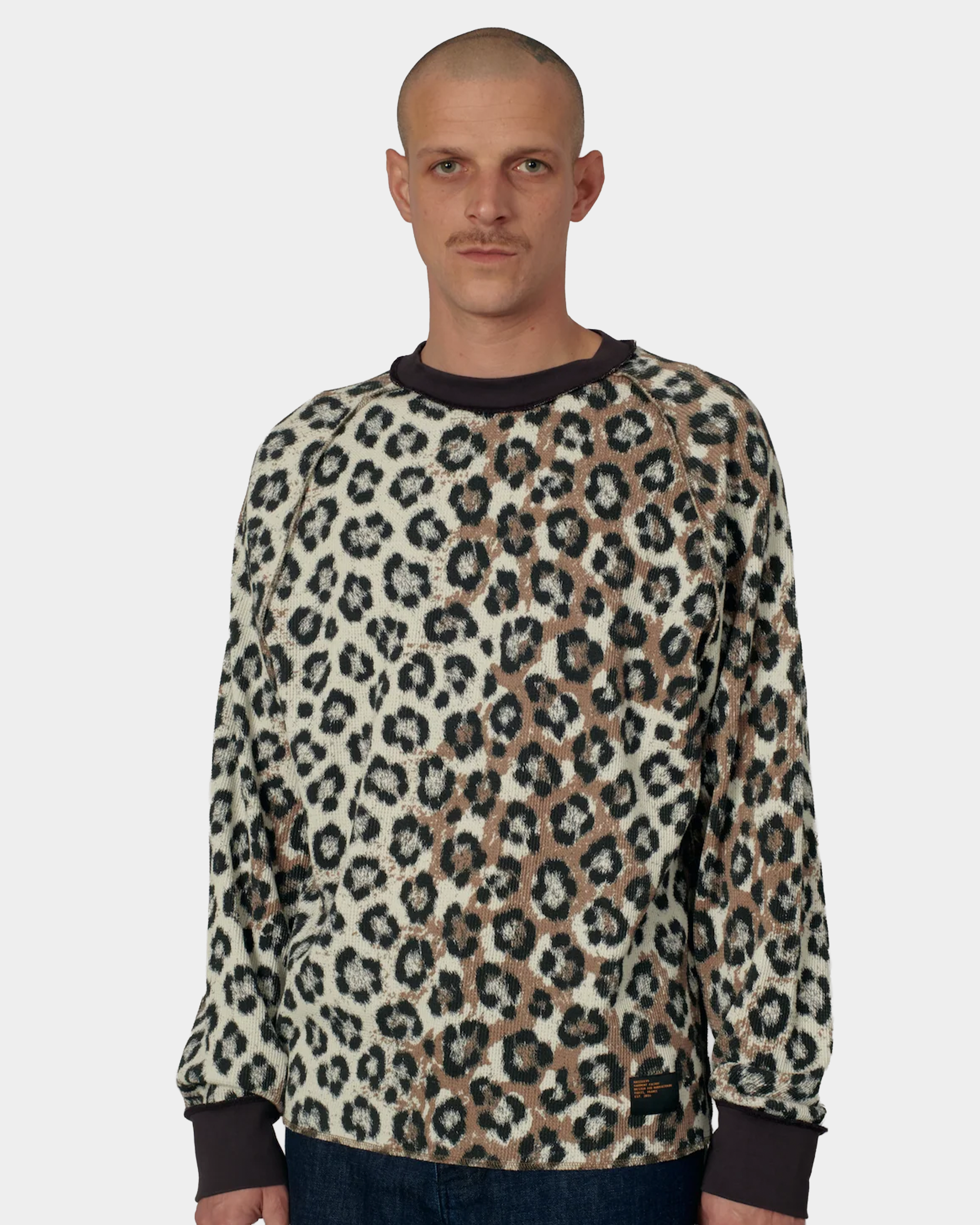 Rassvet Leopard Thermal Longsleeve T-Shirt Knit Leopard