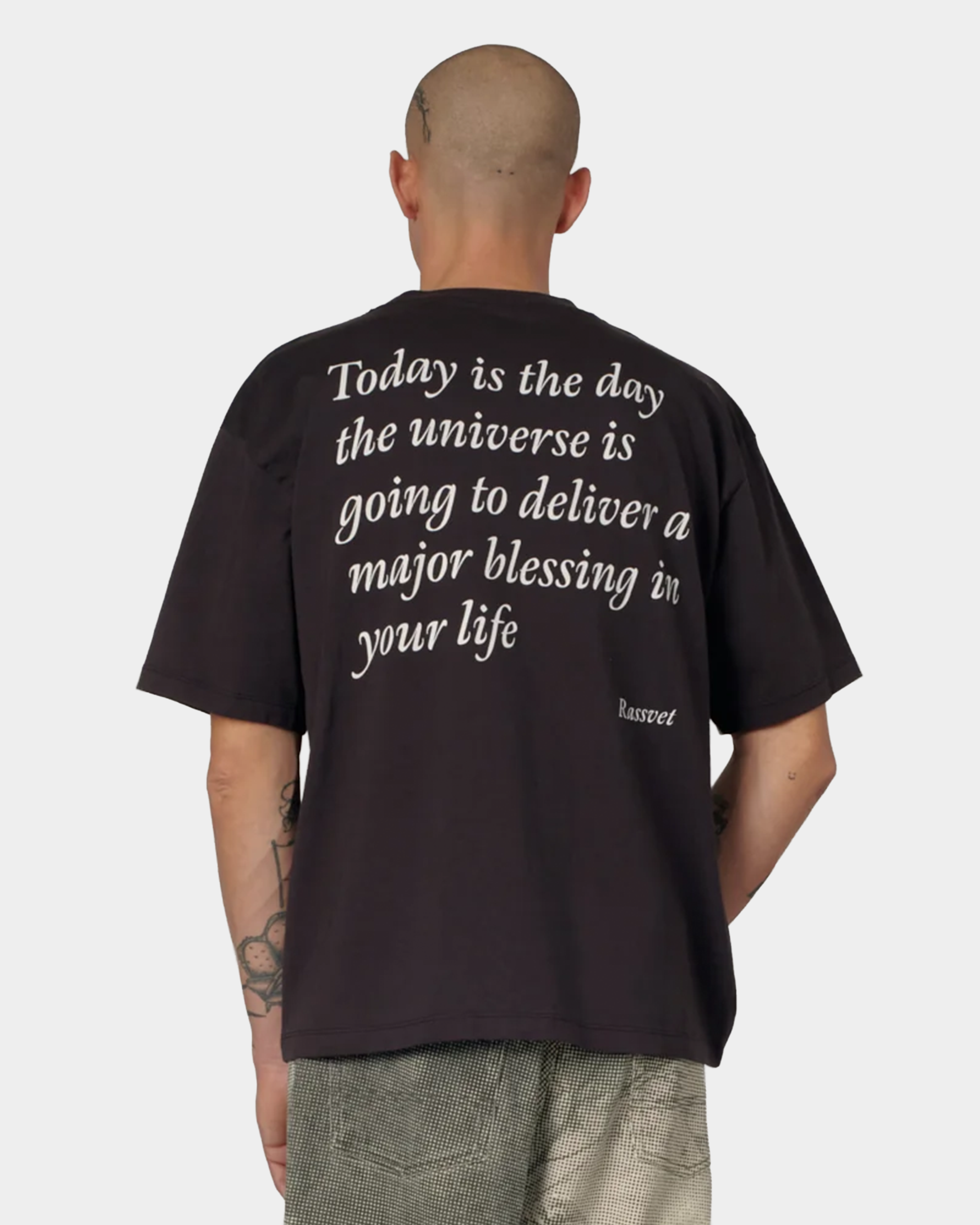 Rassvet Men Blessings T-shirt Knit Brown