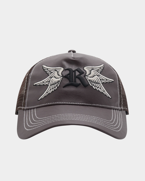 rassvet Rassvet Swallows Trucker Cap Woven Brown