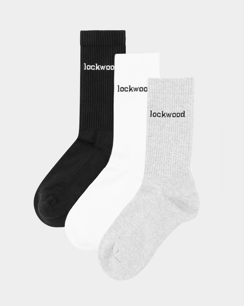 Lockwood Lockwood 3-Pack For Daily Use Socks - Mixed