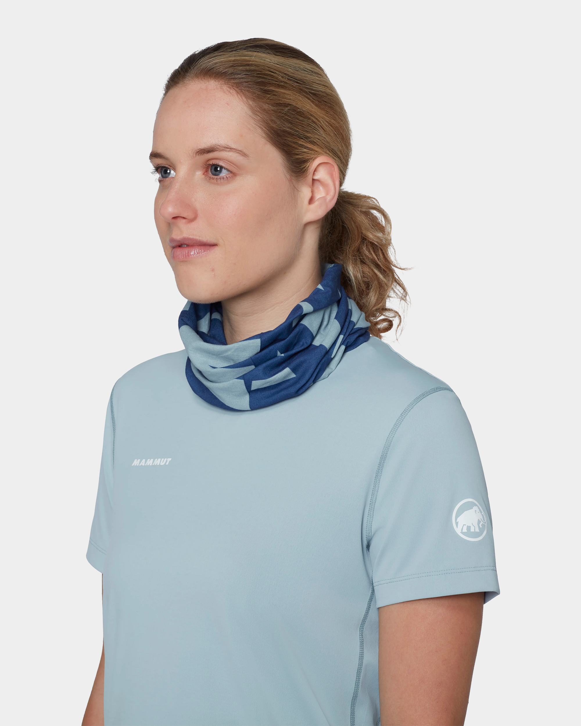 Mammut Neck Gaiter Logo Tschiel-Nebla