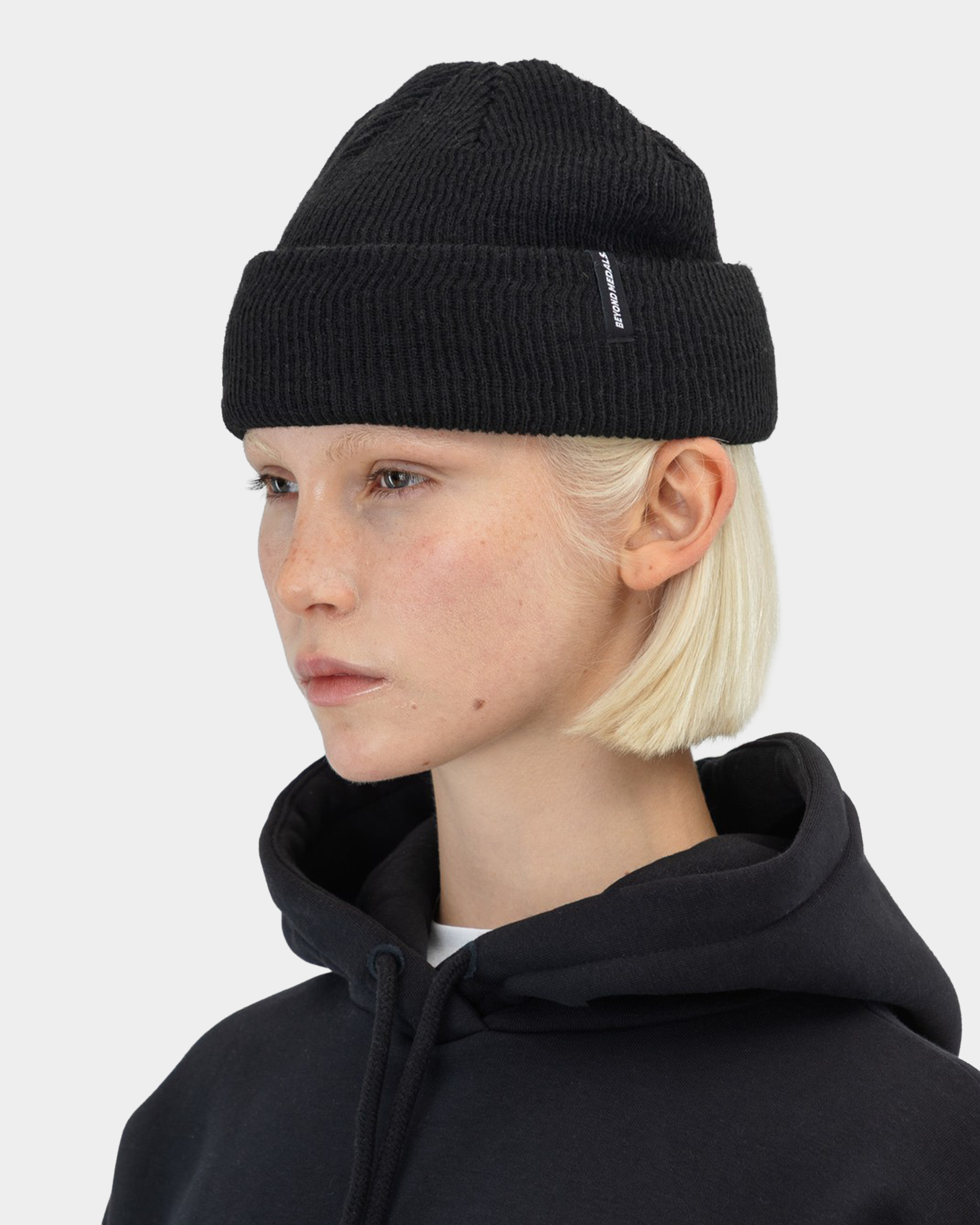 Beyond Medals Base Beanie Black