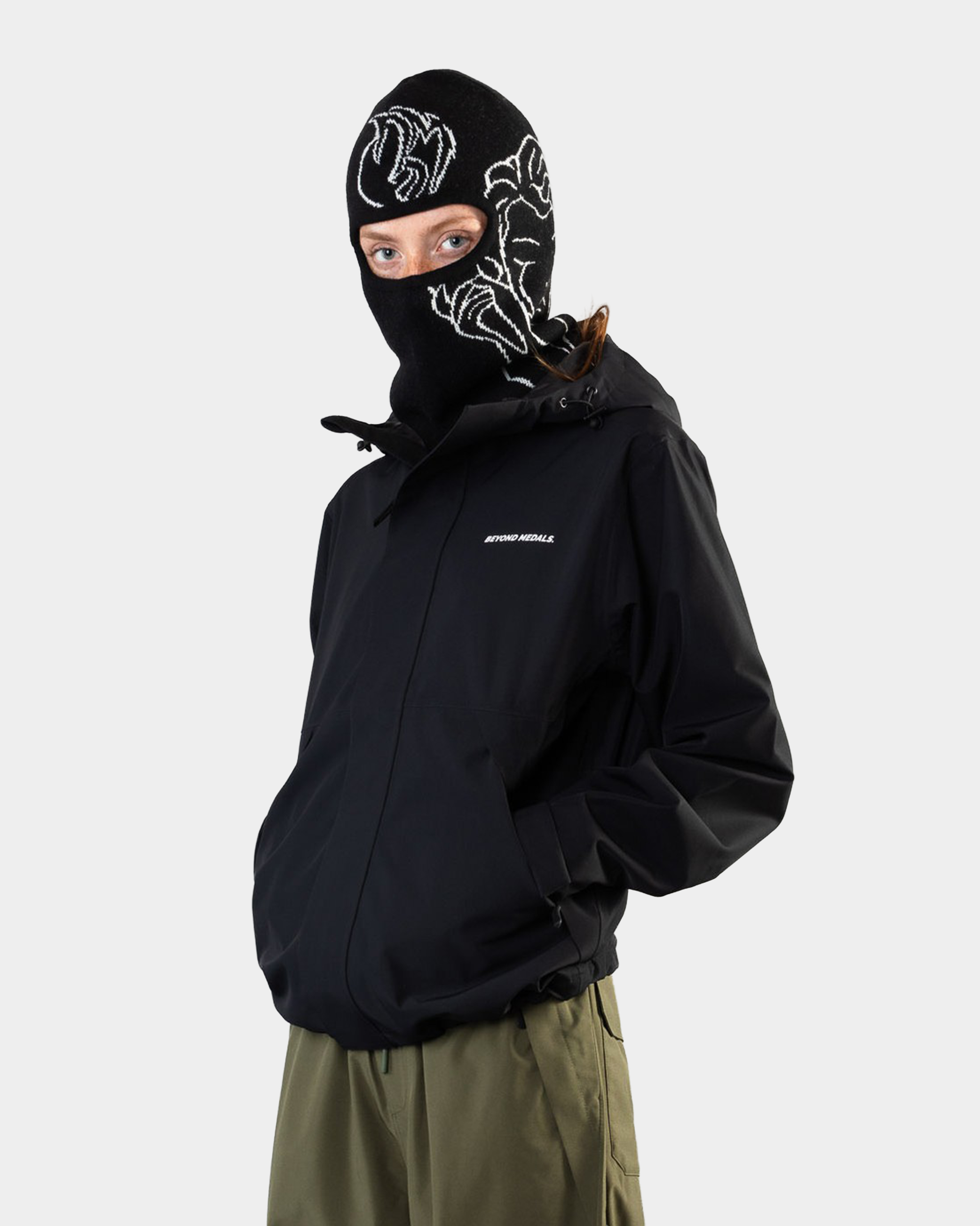 Beyond Medals Jacquard Knit Balaclava