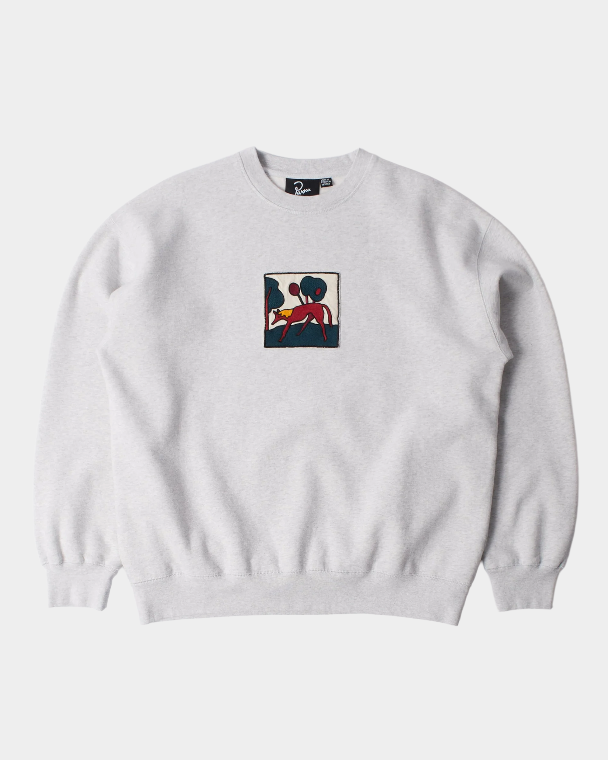 Parra Long lost leg crew neck sweatshirt