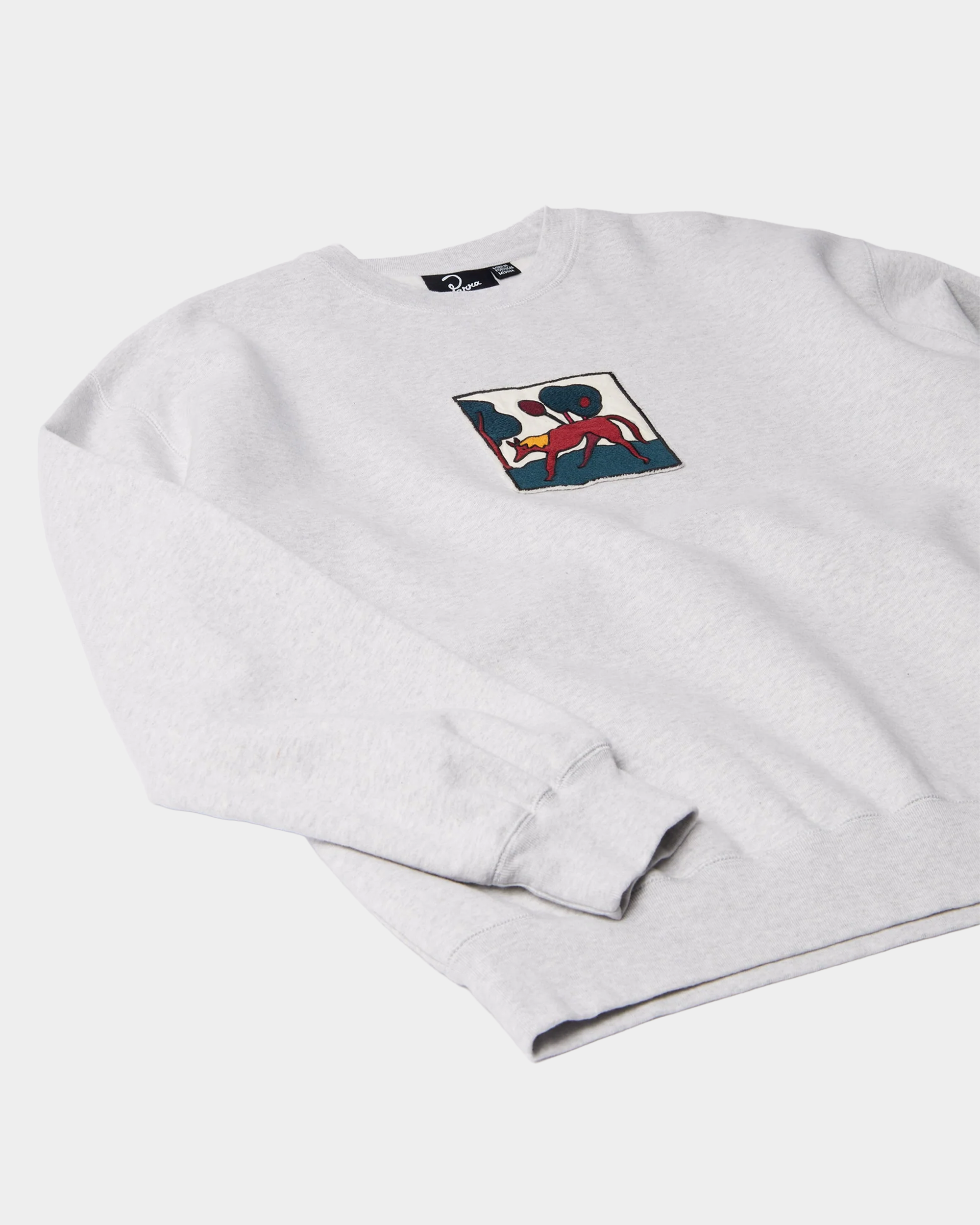 Parra Long lost leg crew neck sweatshirt