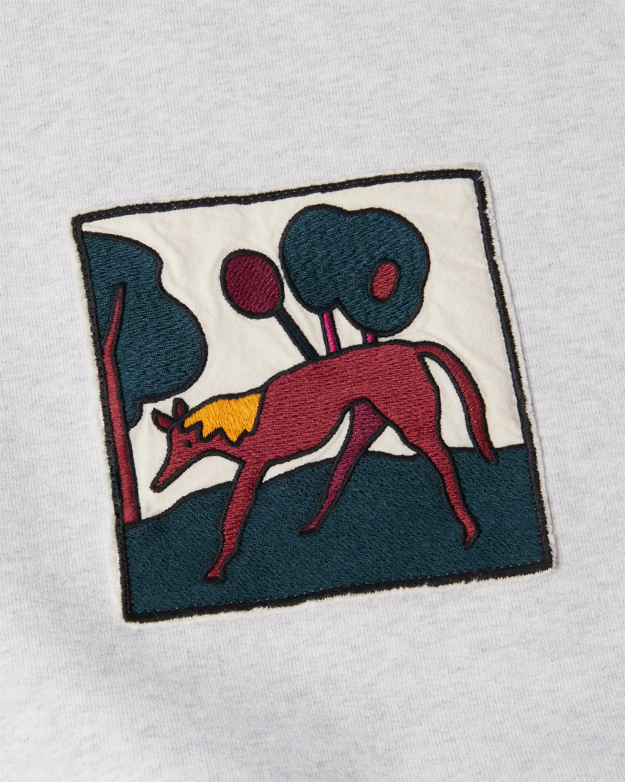 Parra Long lost leg crew neck sweatshirt