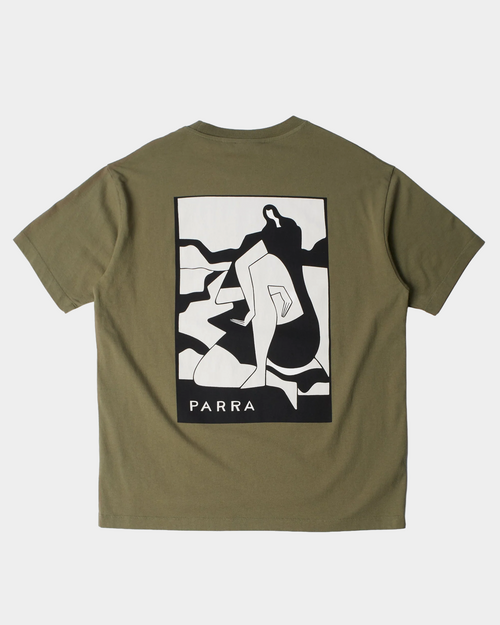 Parra Parra Waiting For You T-Shirt Green