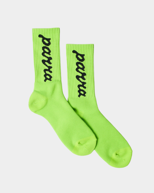 Parra Parra Lowercase scriptlogo crew socks